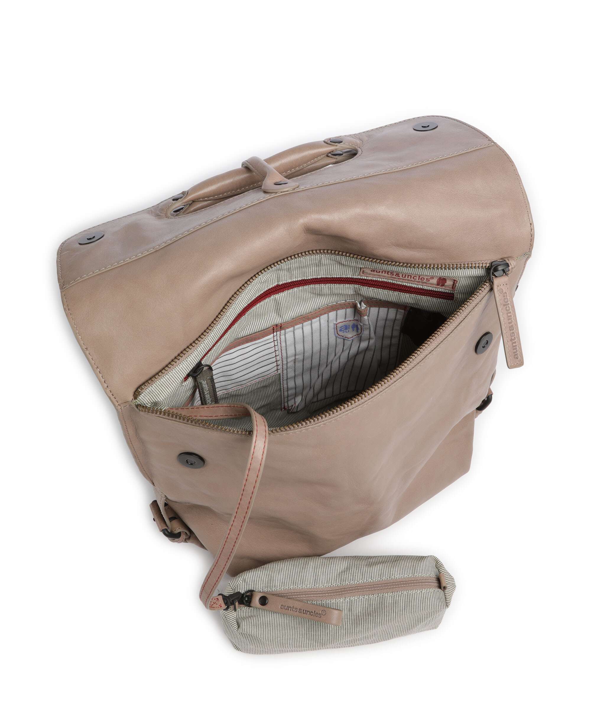 Aunts & Uncles Grandma's Luxury Club Mrs. Mince Pie Backpack bag vintage khaki - Image 6