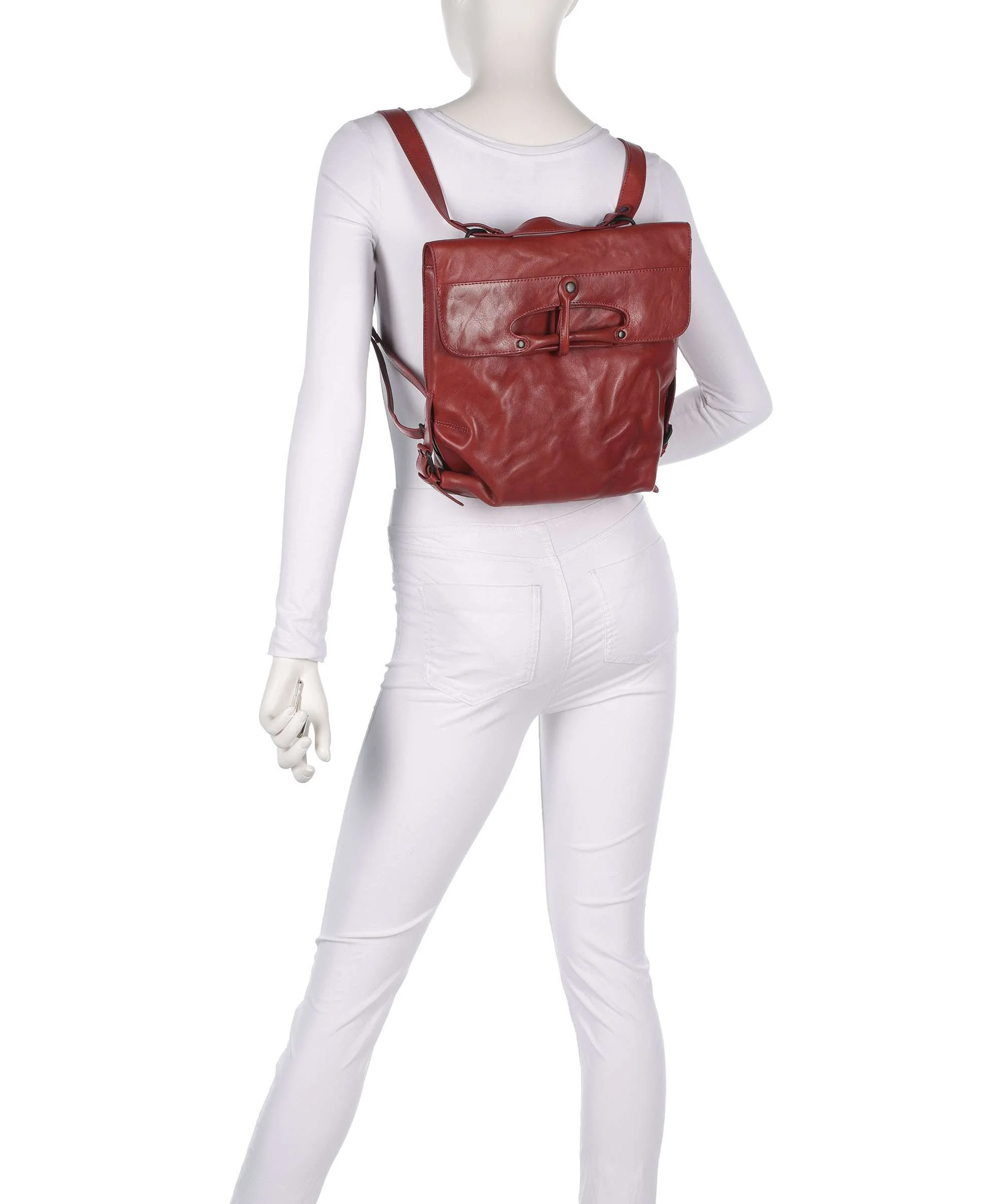 Aunts & Uncles Grandma's Luxury Club Mrs. Mince Pie Backpack bag intense rust - Image 3