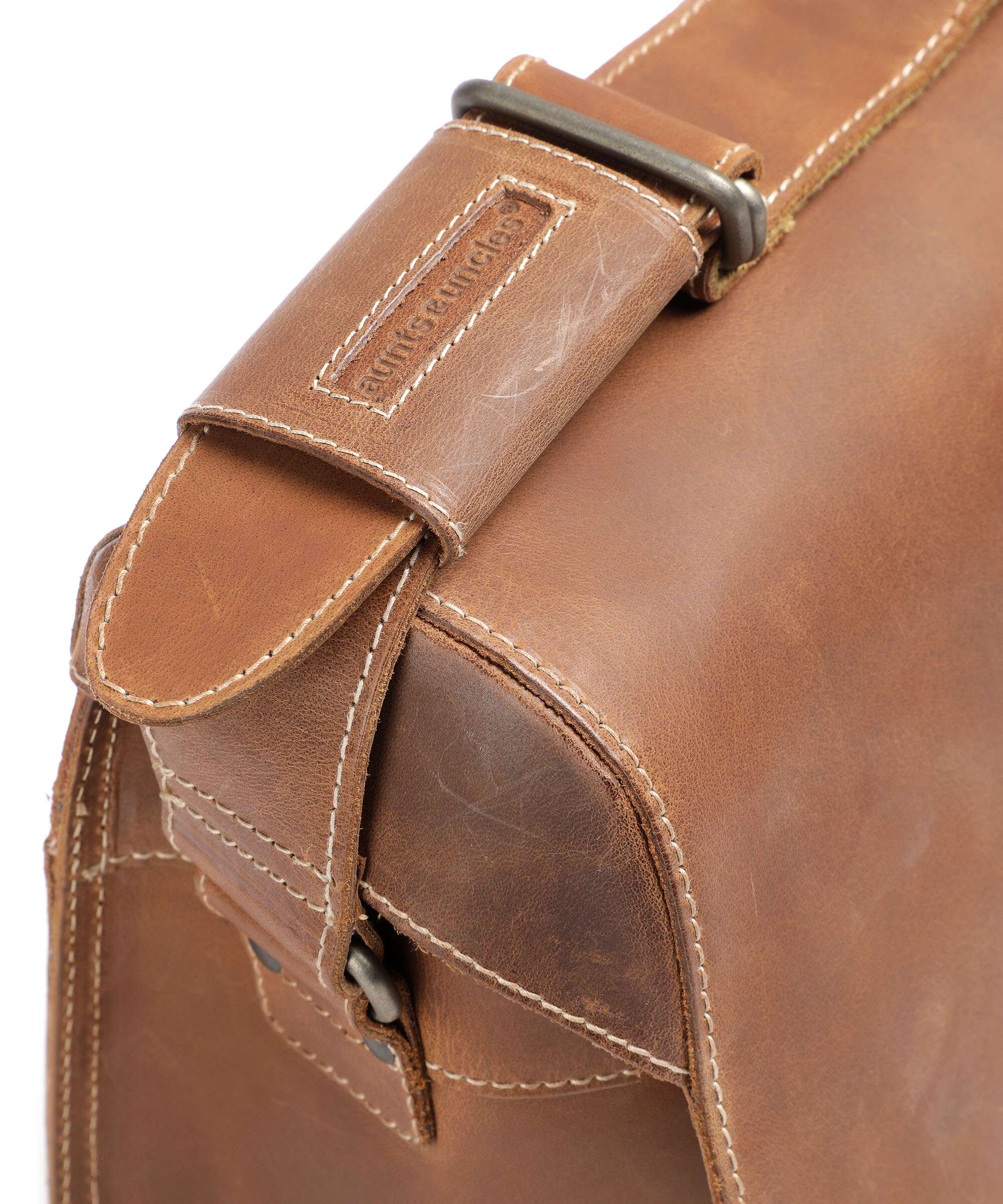 Aunts & Uncles Hunter Big Judd Briefcase vintage tan - Image 4
