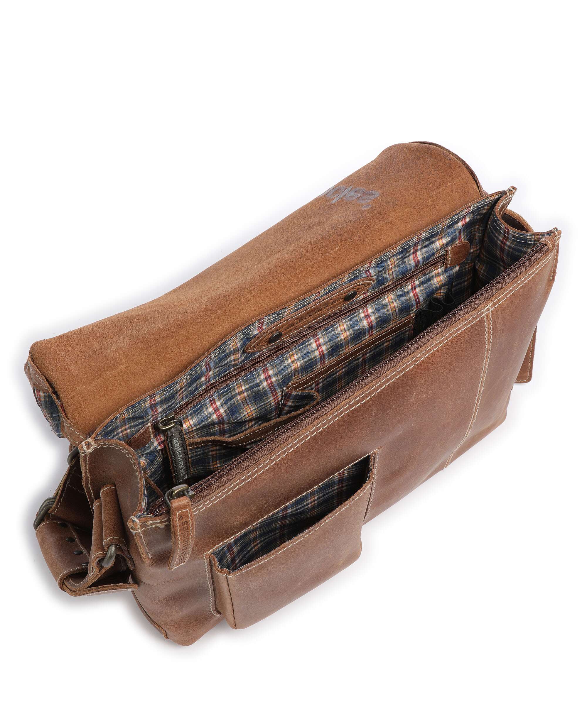 Aunts & Uncles Hunter Judd Messenger bag vintage tan - Image 5
