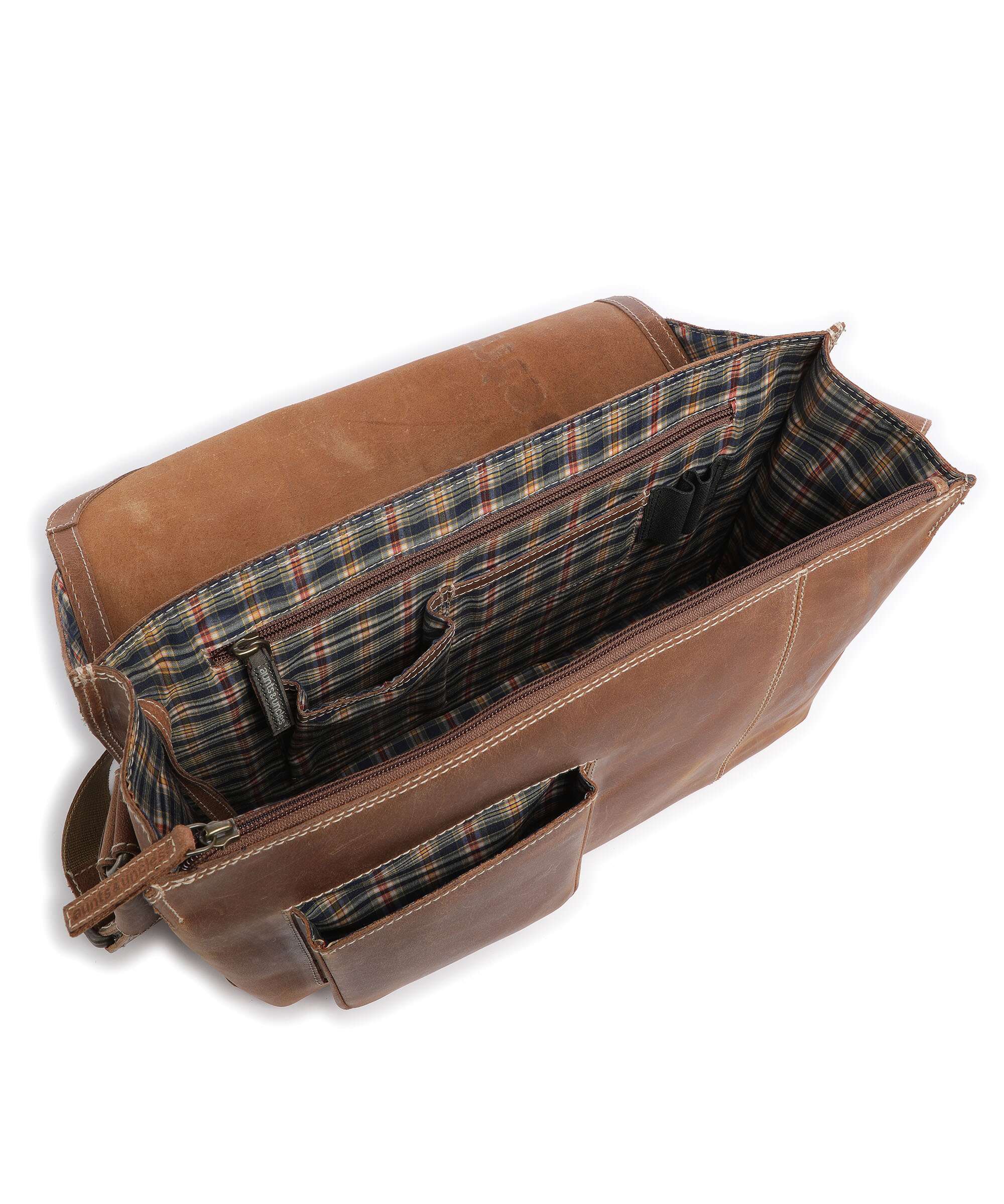 Aunts & Uncles Hunter Medium Judd Messenger bag vintage tan - Image 5