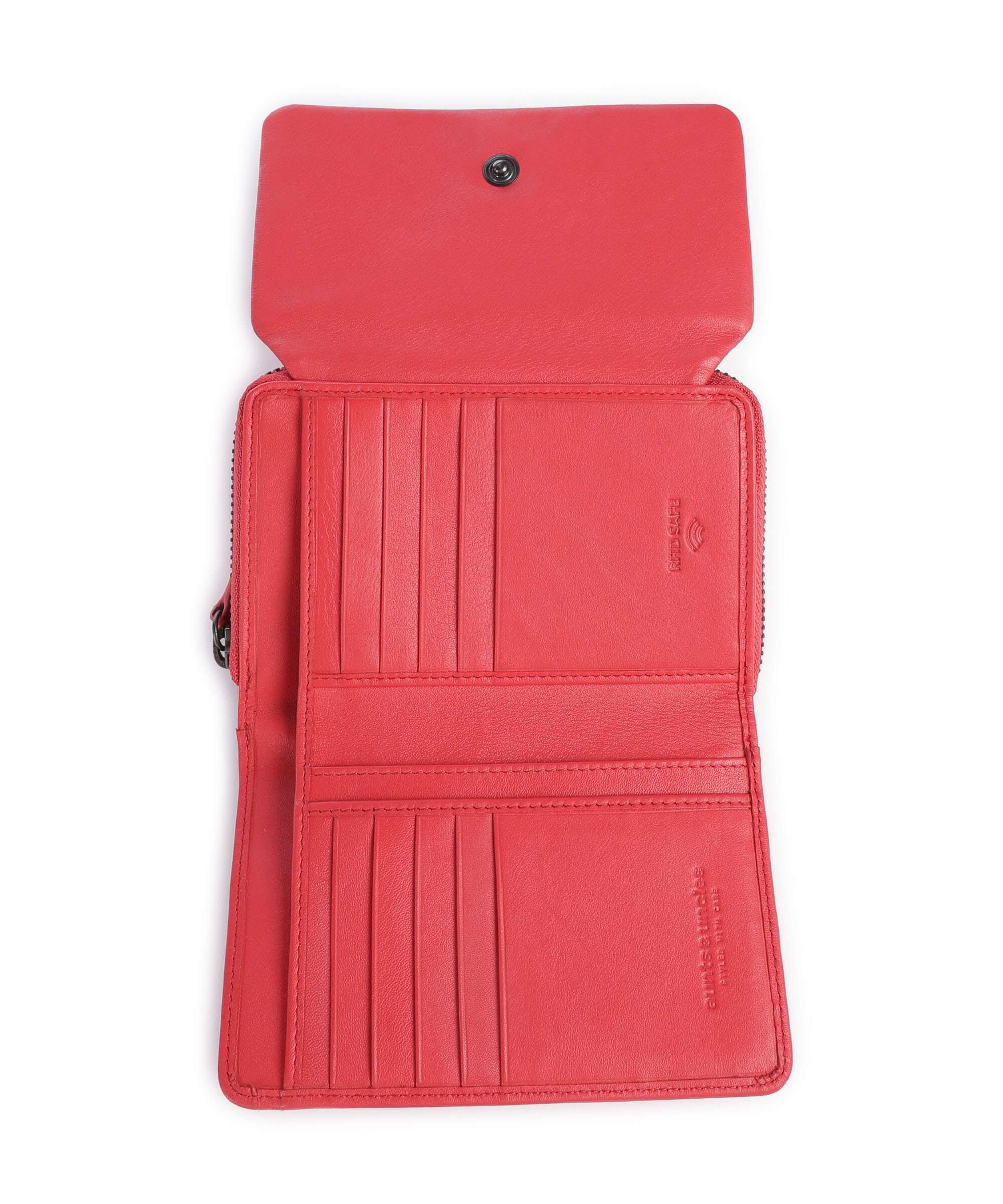 Aunts & Uncles Jamie's Orchard Dahlia Wallet coral - Image 2
