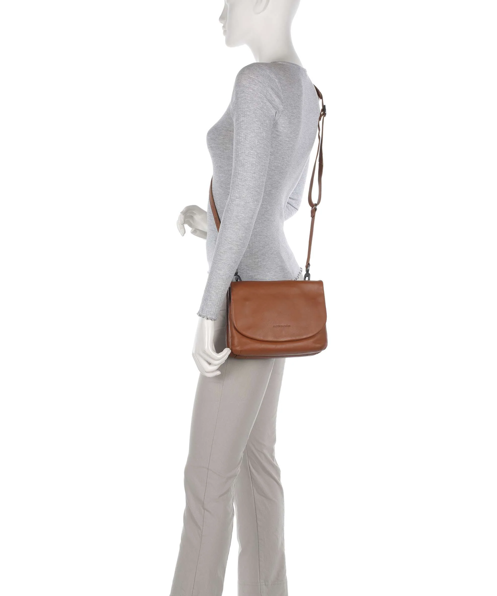 Aunts & Uncles Jamie's Orchard Pepino Crossbody bag cognac - Image 3