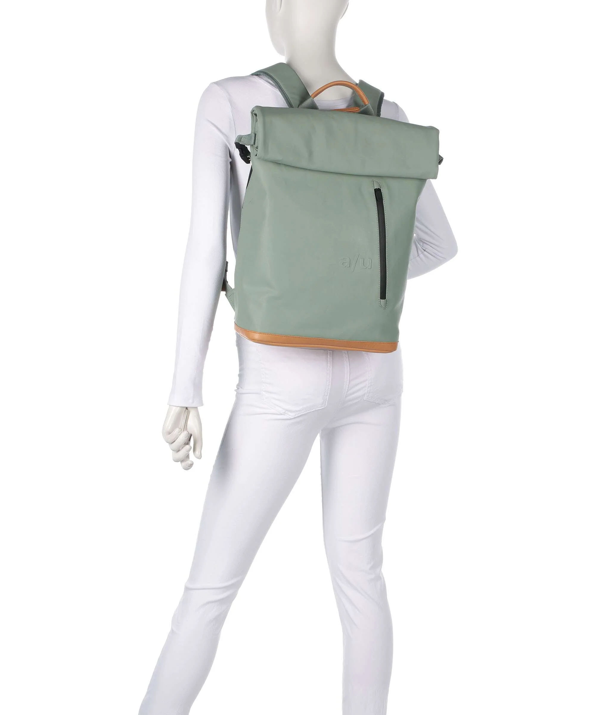 Aunts & Uncles Japan Fukui Rolltop backpack sage green - Image 3