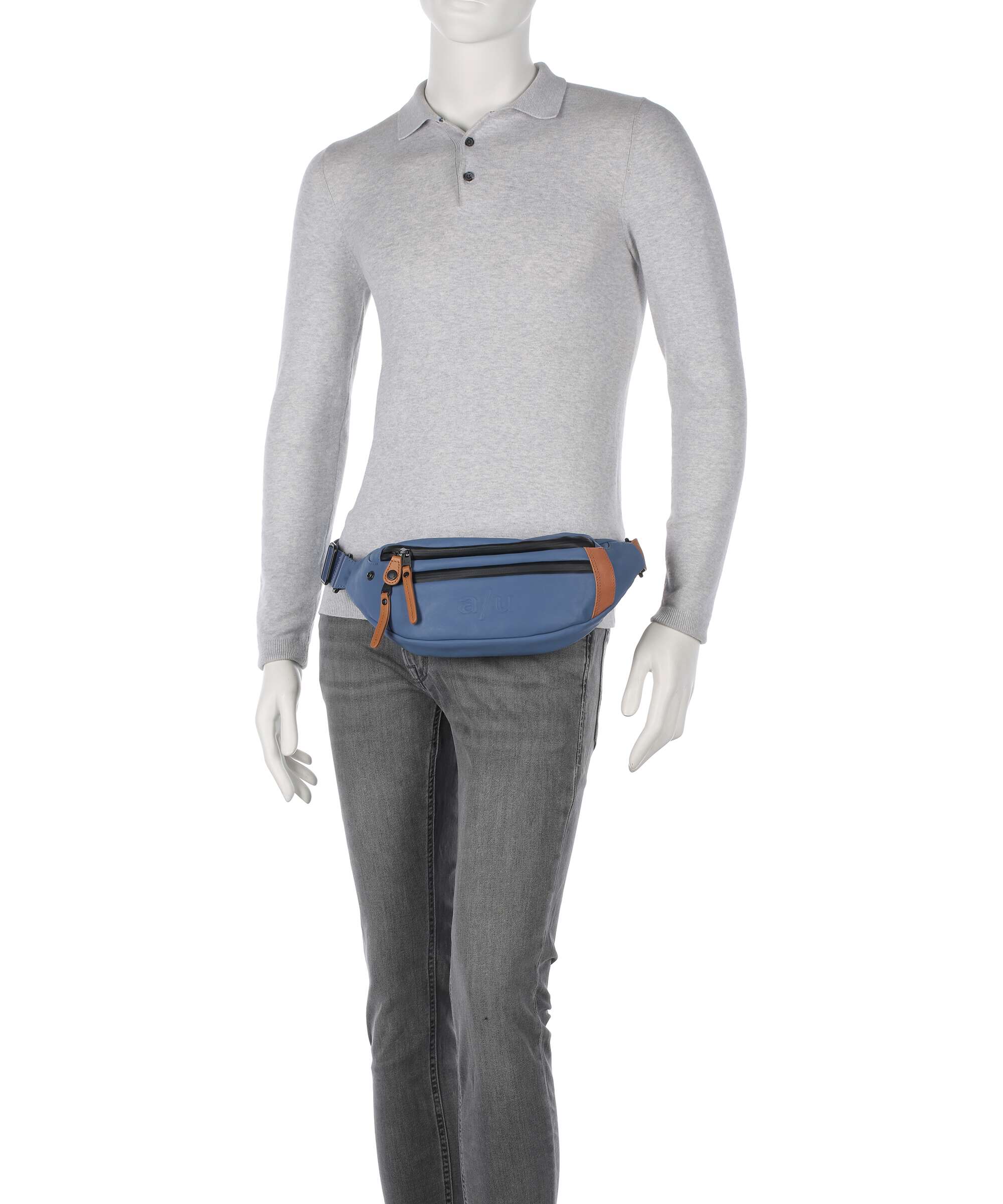 Aunts & Uncles Japan Ichikawa Belt bag blue jeans - Image 4