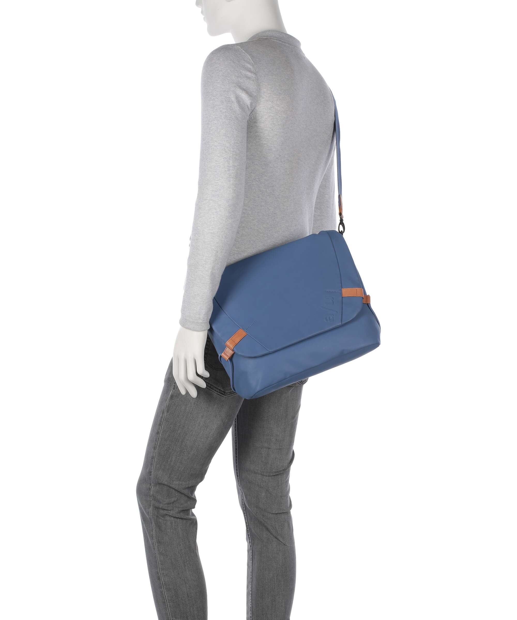 Aunts & Uncles Japan Matsumoto Briefcase blue jeans - Image 4
