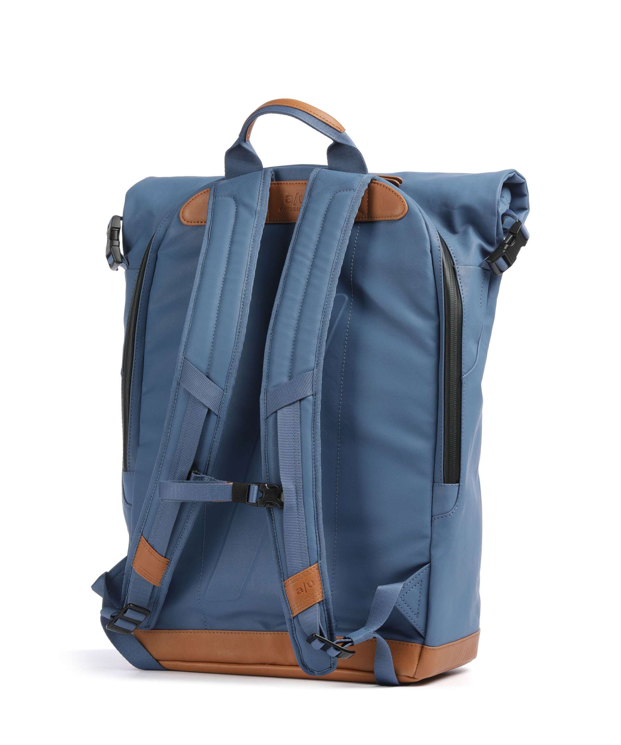 Aunts & Uncles Japan Matsuyama Rolltop backpack blue jeans - Image 2