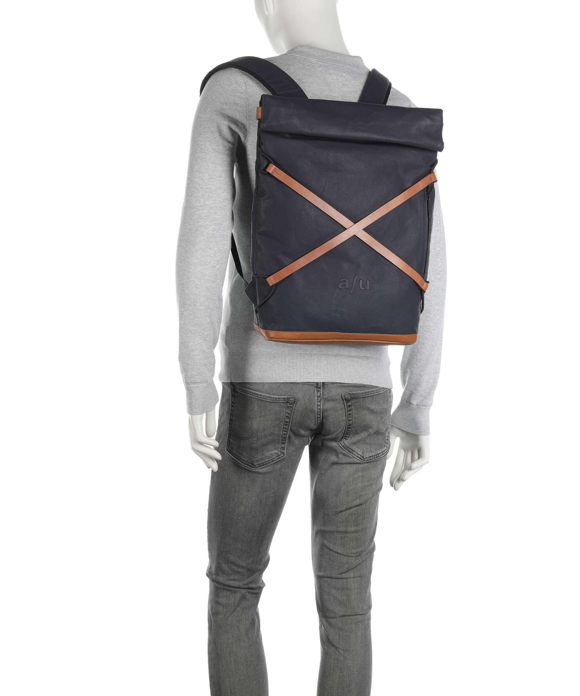 Aunts & Uncles Japan Osaka Rolltop backpack night blue - Image 4