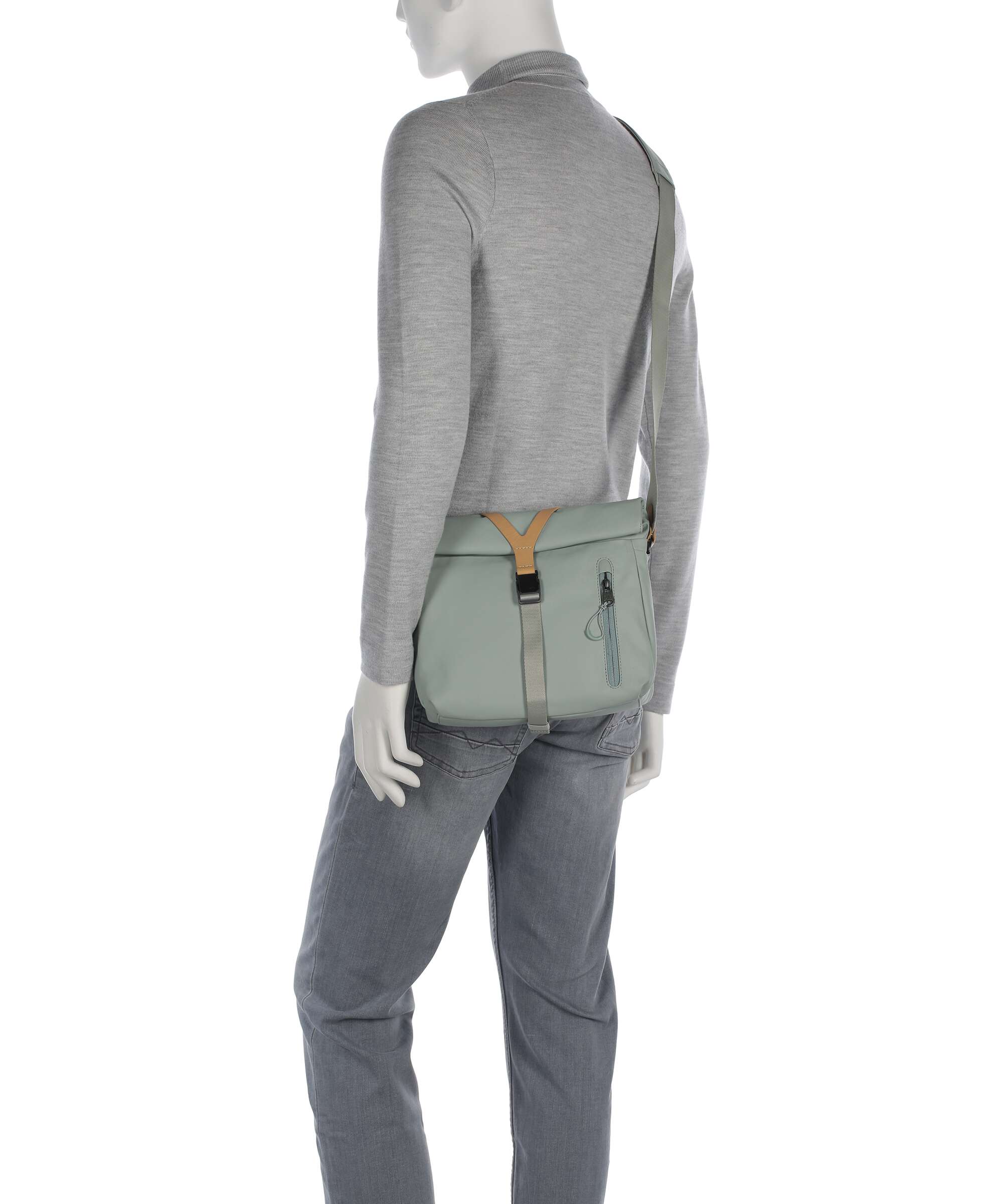 Aunts & Uncles Japan RE Seki Crossbody bag sage green - Image 4