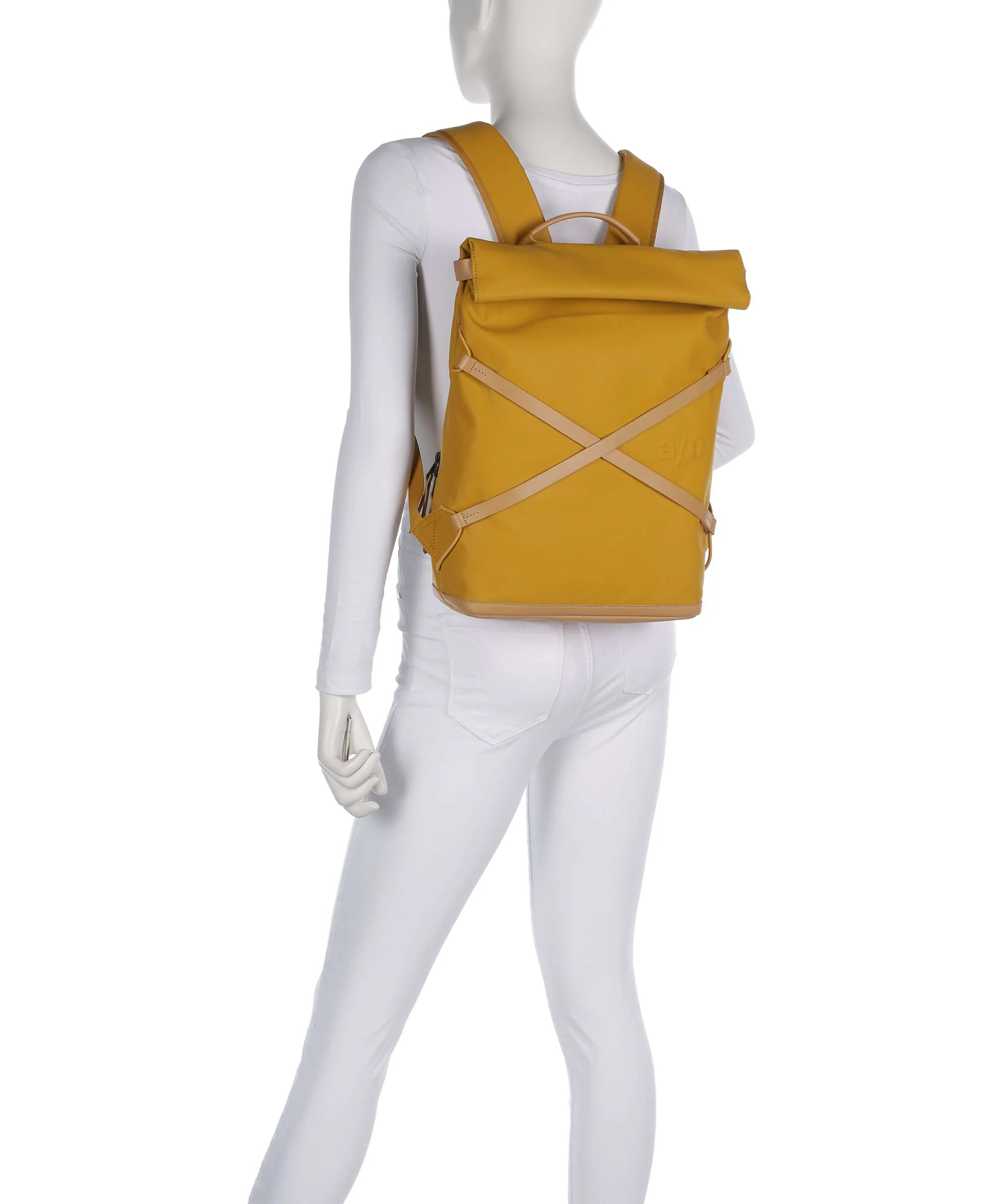 Aunts & Uncles Japan Yokohama Rolltop backpack amber - Image 3