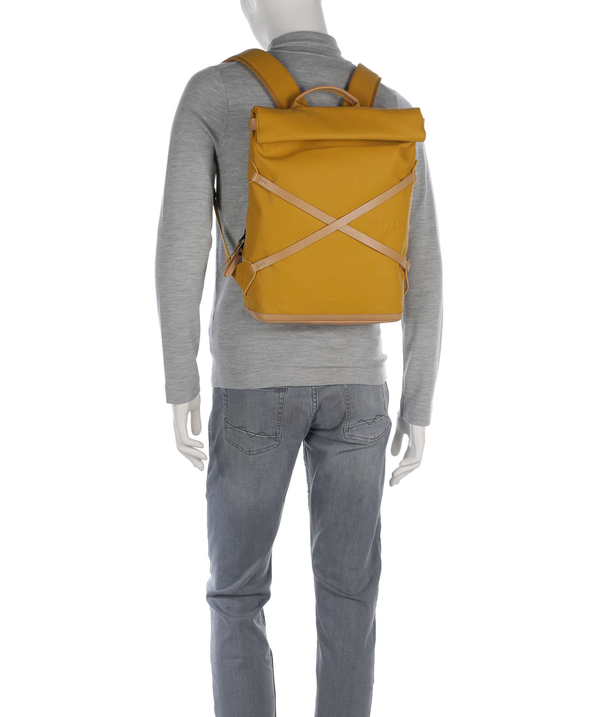 Aunts & Uncles Japan Yokohama Rolltop backpack amber - Image 4