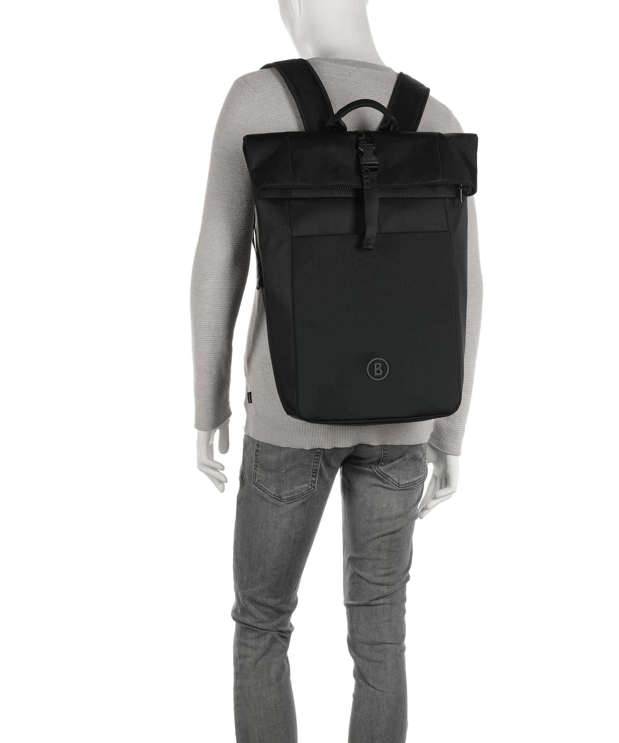 Bogner Arolla Leon Rolltop backpack black - Image 3
