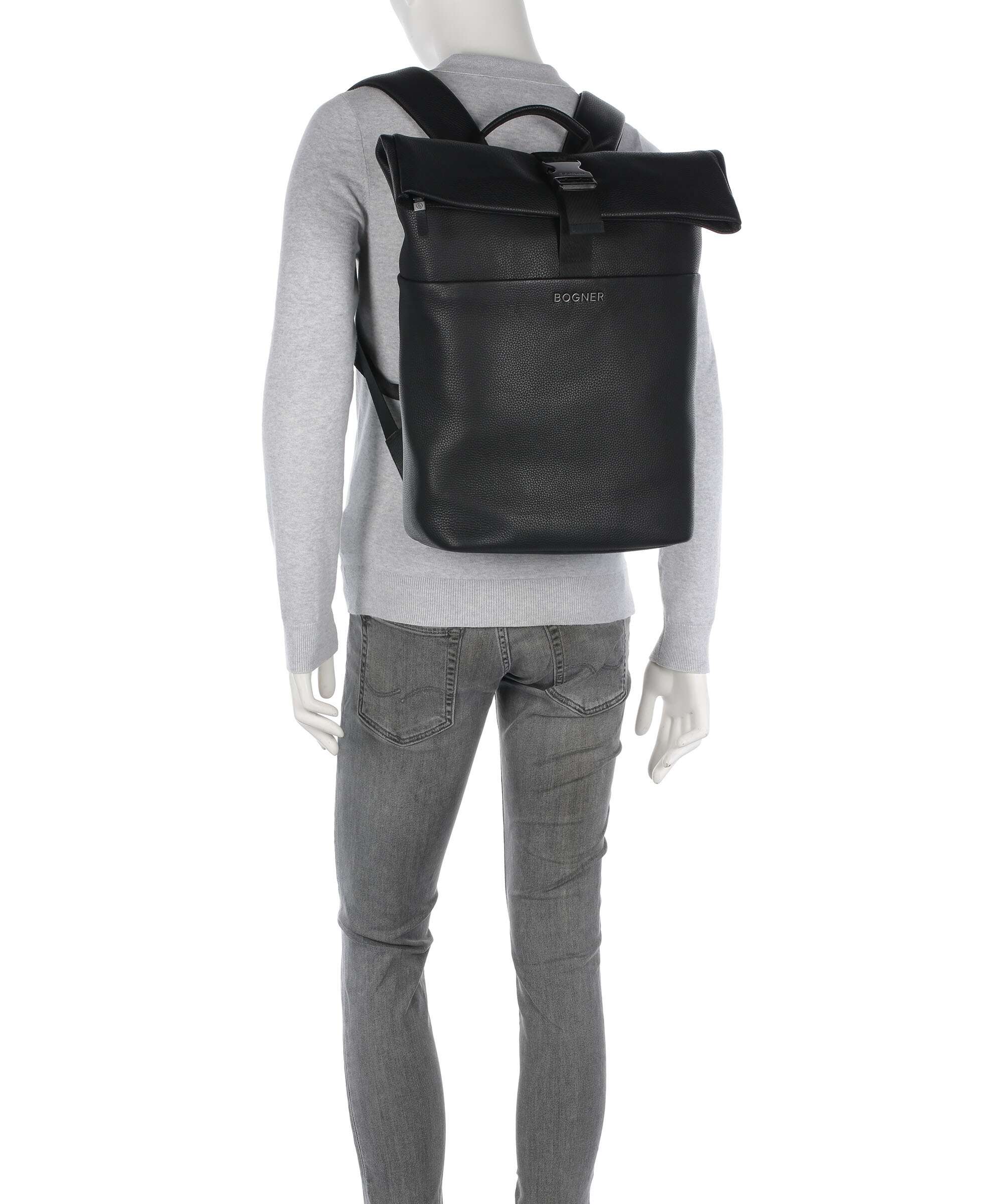 Bogner Jasper Anton Rolltop backpack black - Image 3