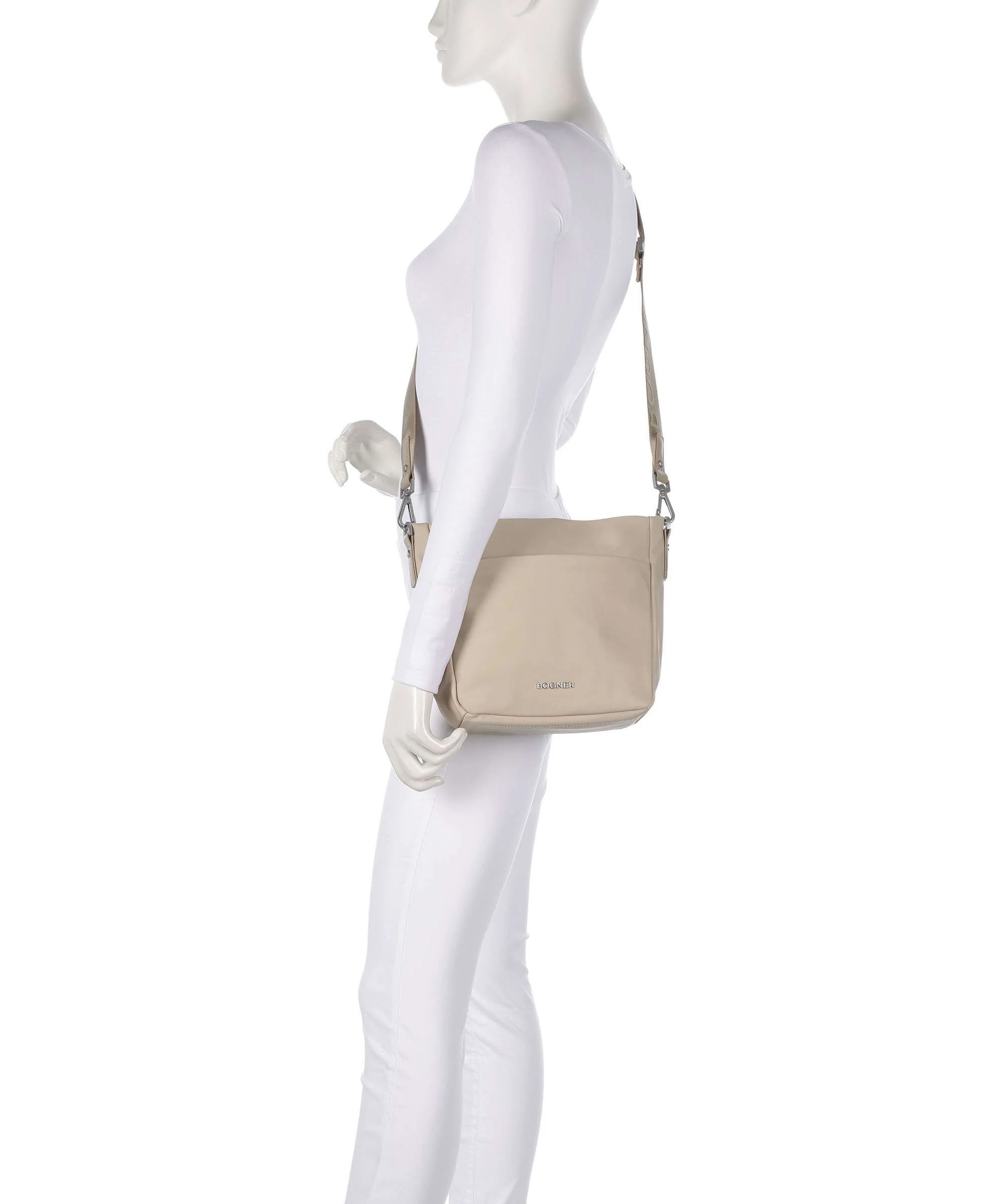 Bogner Klosters Juna Crossbody bag oyster gray - Image 3