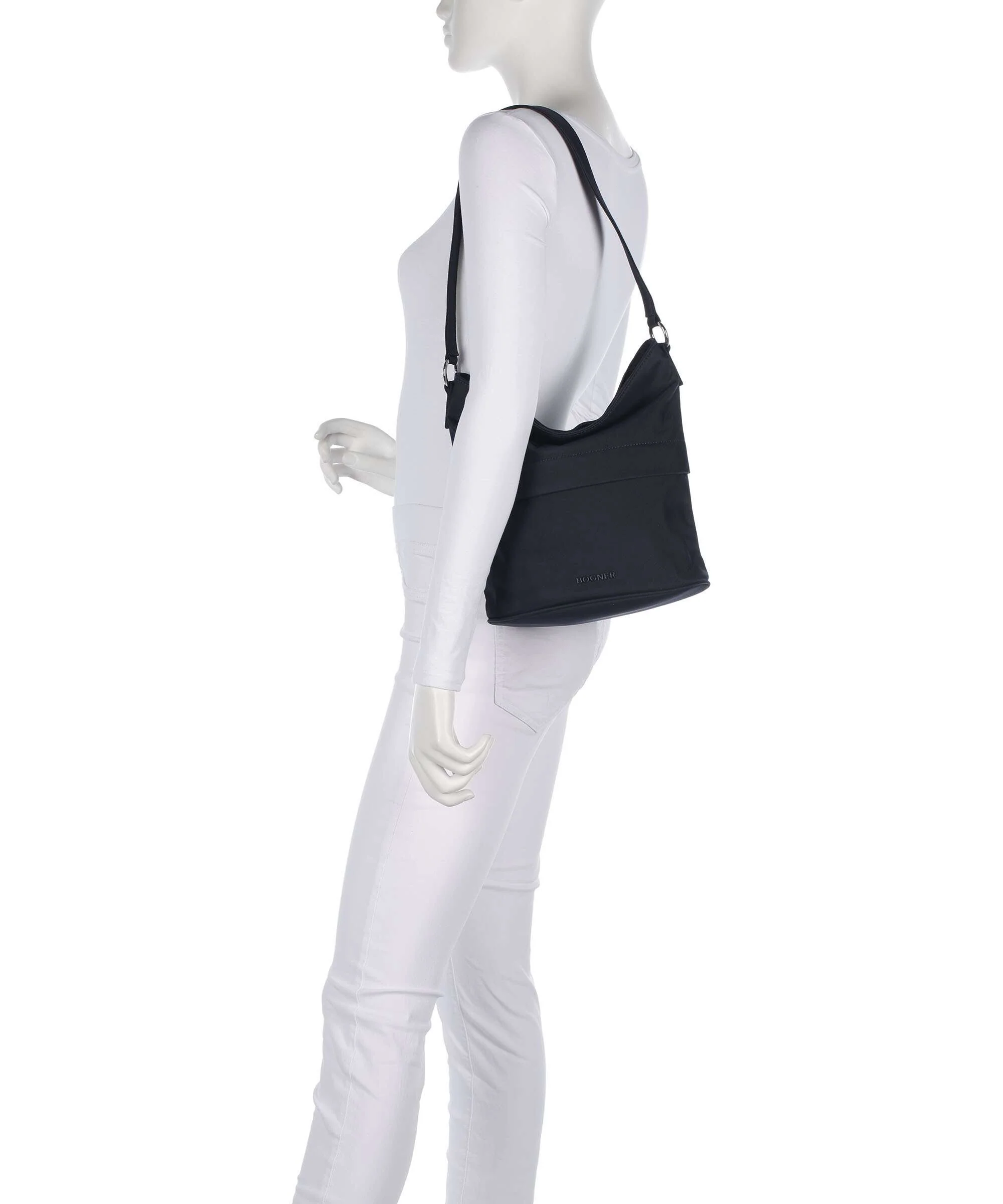Bogner Maxon Heather Hobo bag dark navy - Image 3