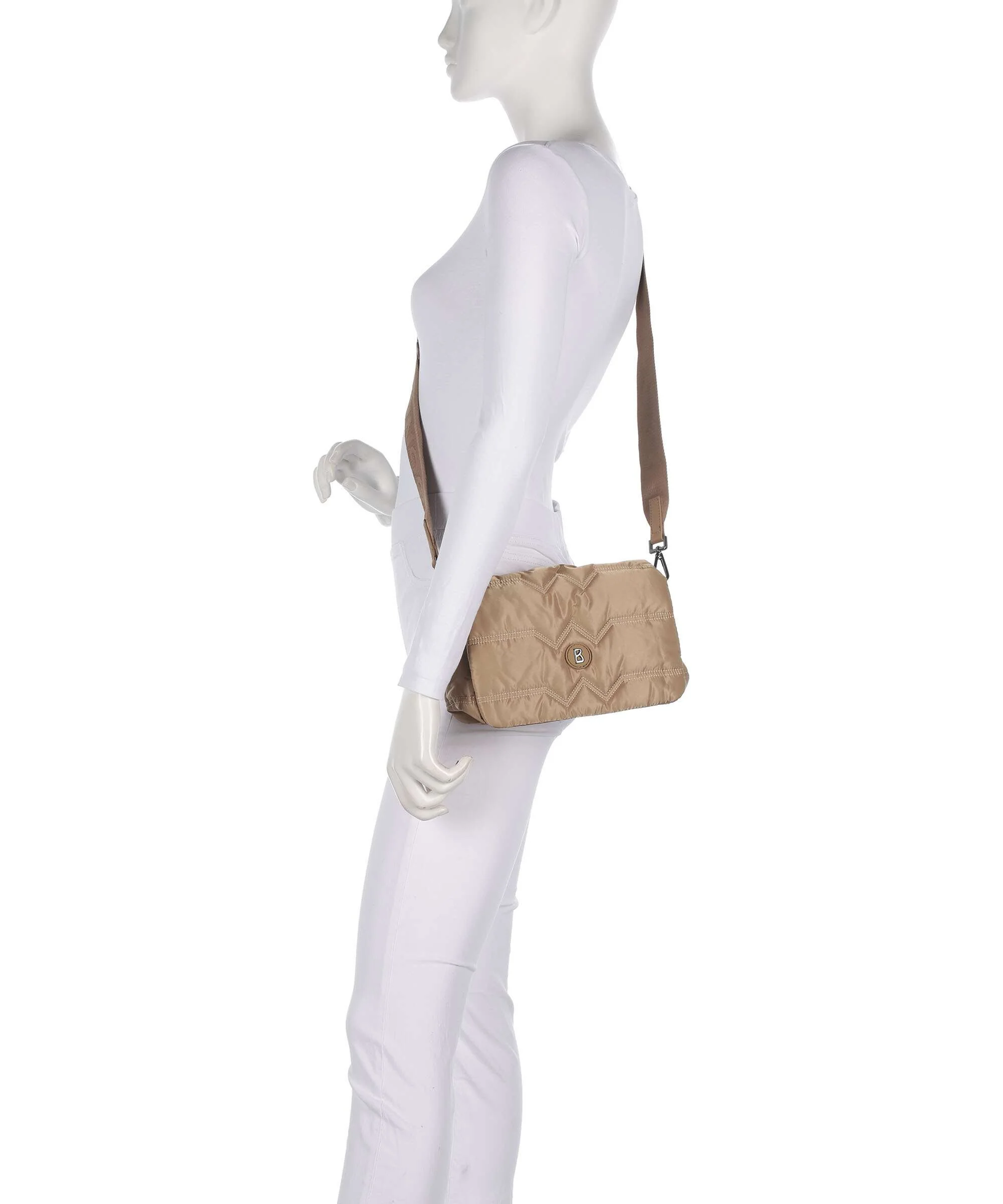 Bogner Wallis Tessuto Bar Crossbody bag brown sugar - Image 3