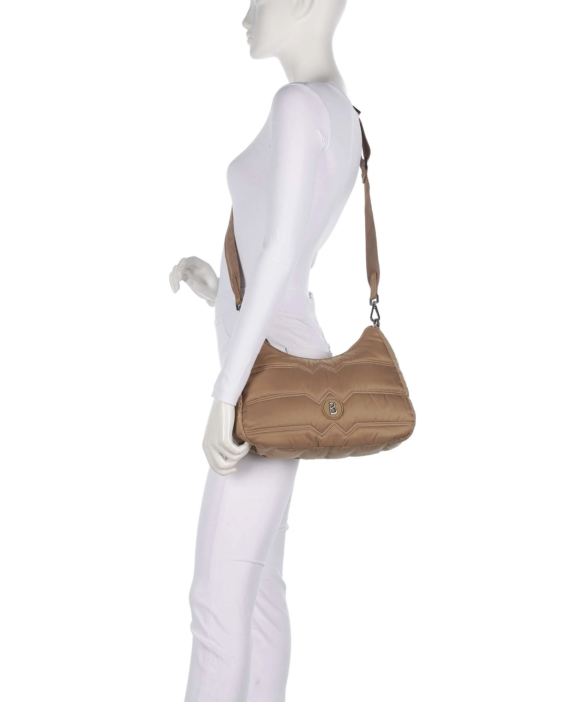 Bogner Wallis Tessuto Odette Crossbody bag brown sugar - Image 3