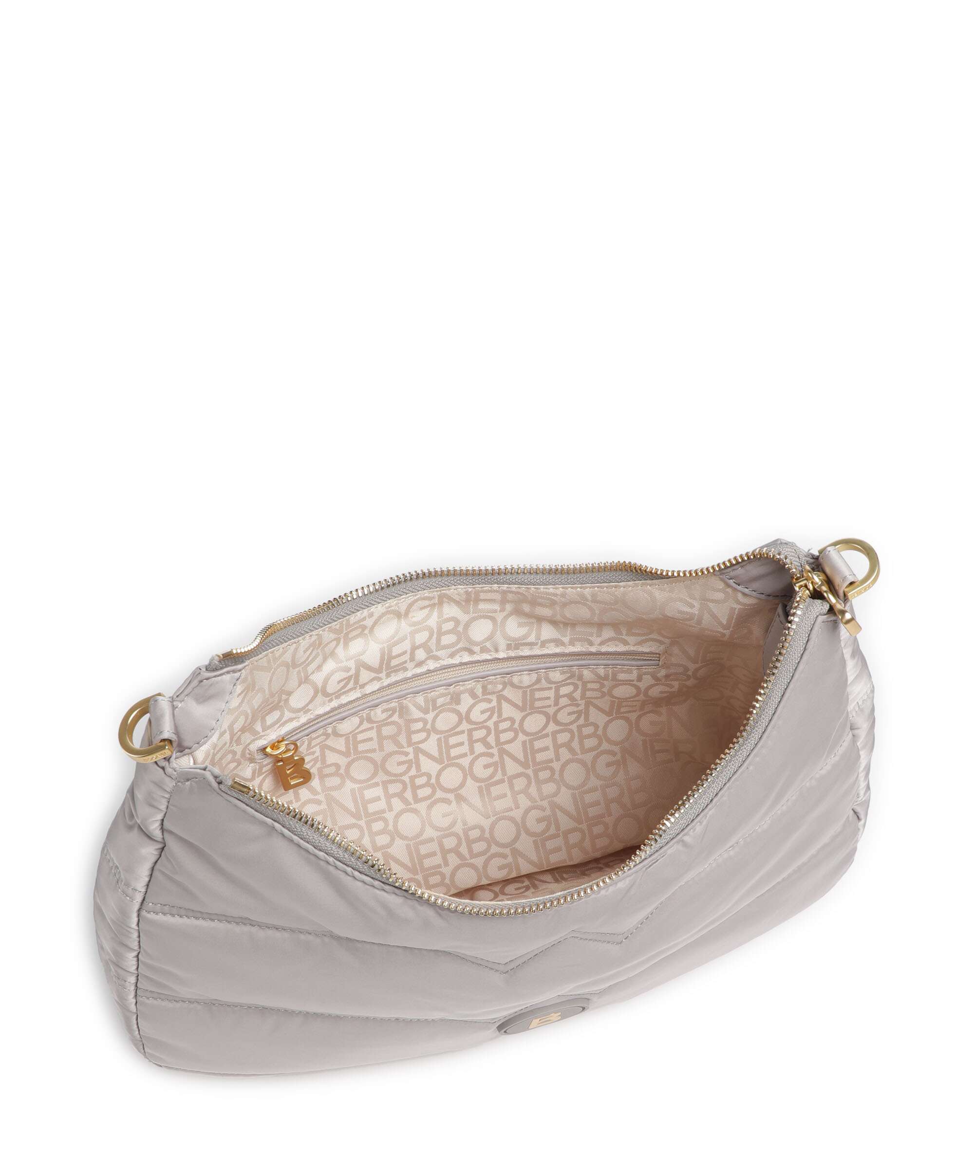 Bogner Wallis Tessuto Odette Crossbody bag lightgrey - Image 6