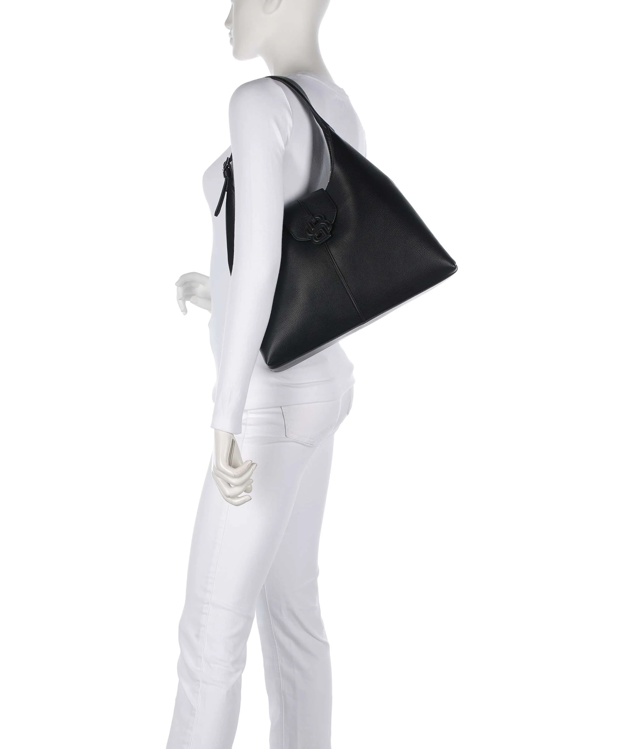 BOSS Anett Big Hobo bag black - Image 3