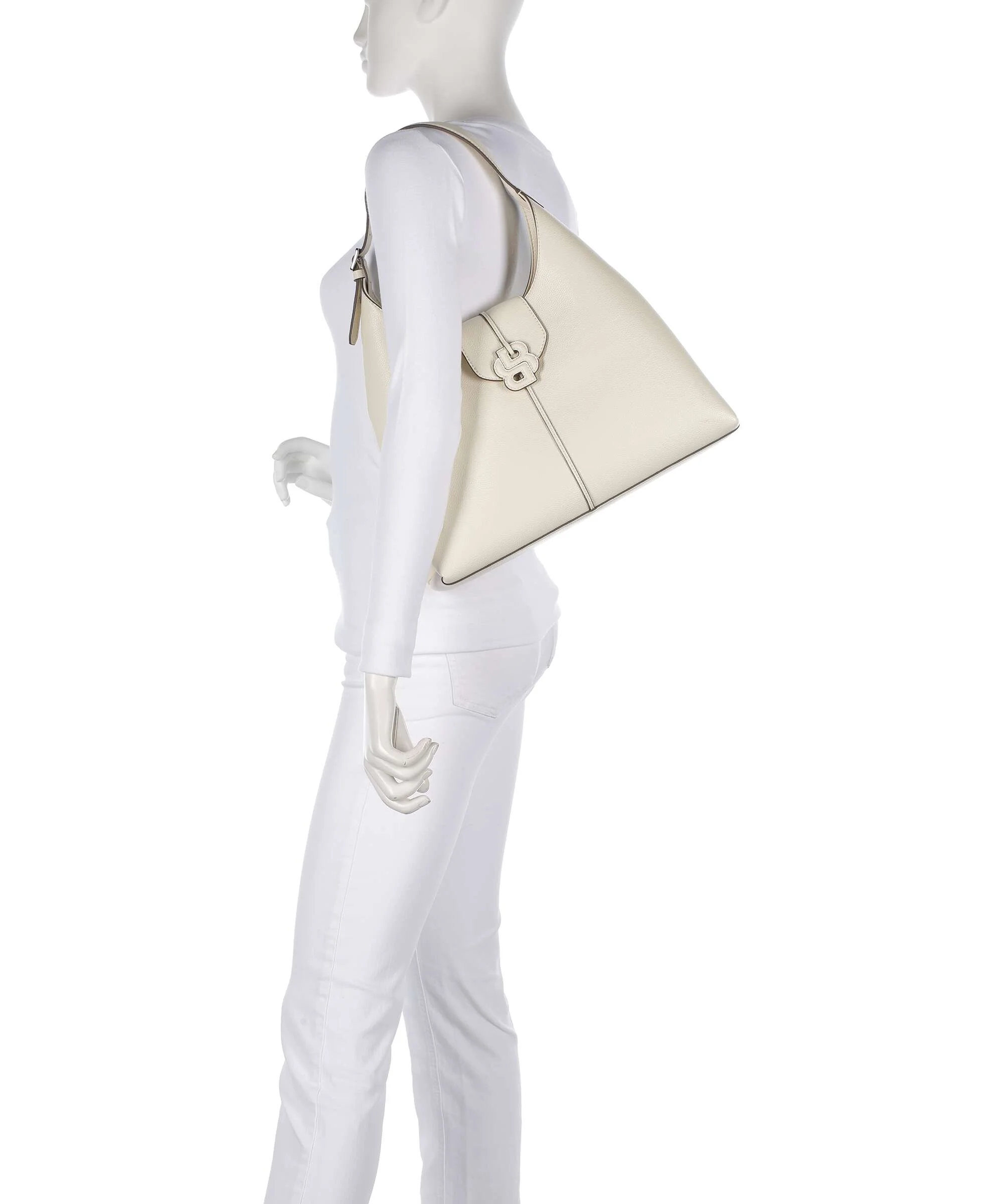 BOSS Anett Big Hobo bag open white - Image 3