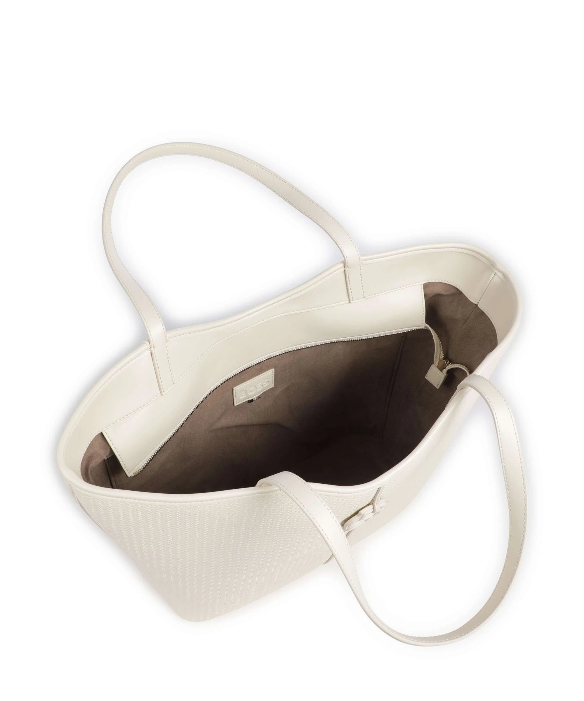 BOSS Anett Big Tote bag open white - Image 5