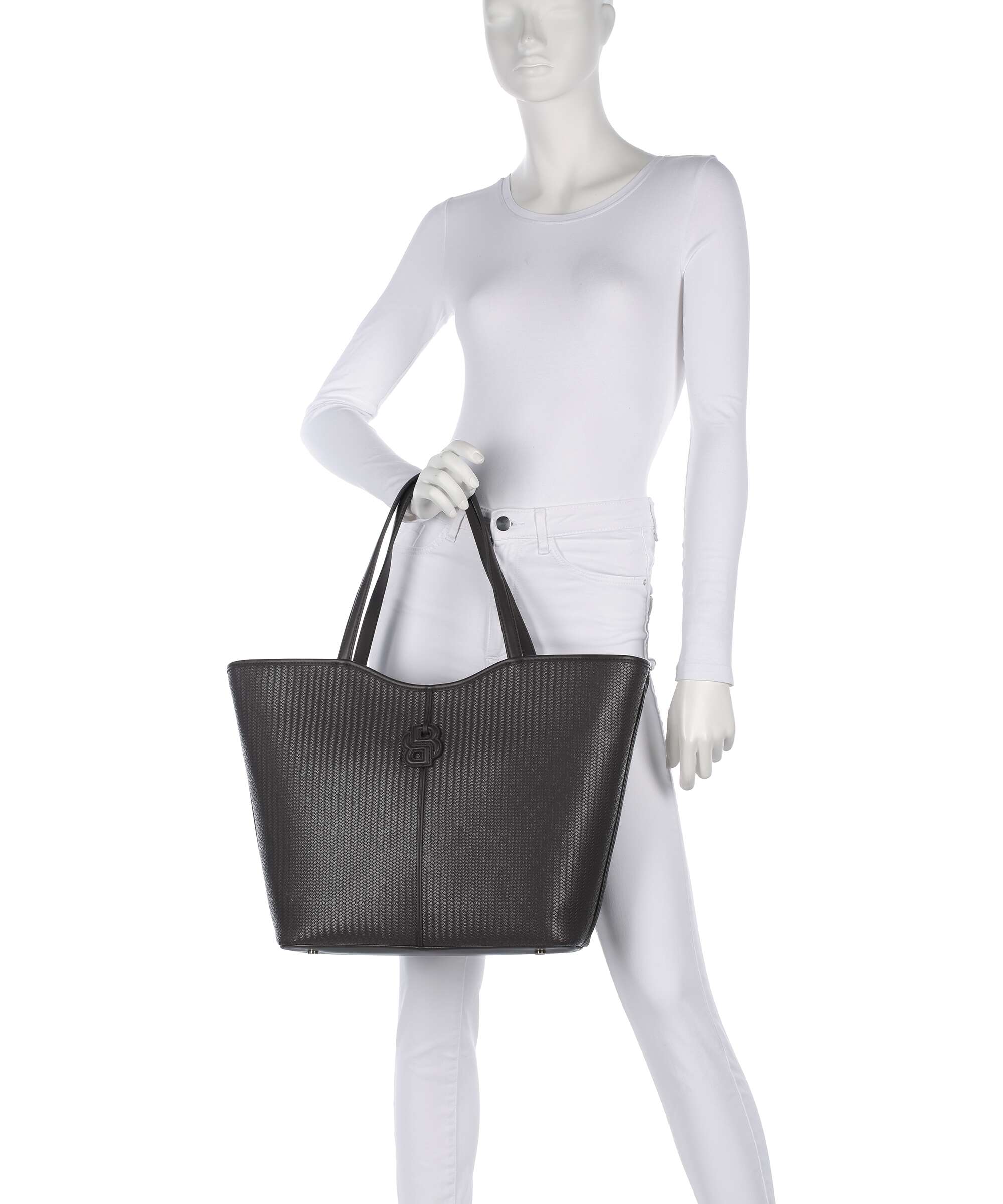 BOSS Anett Big Tote bag dark brown - Image 3