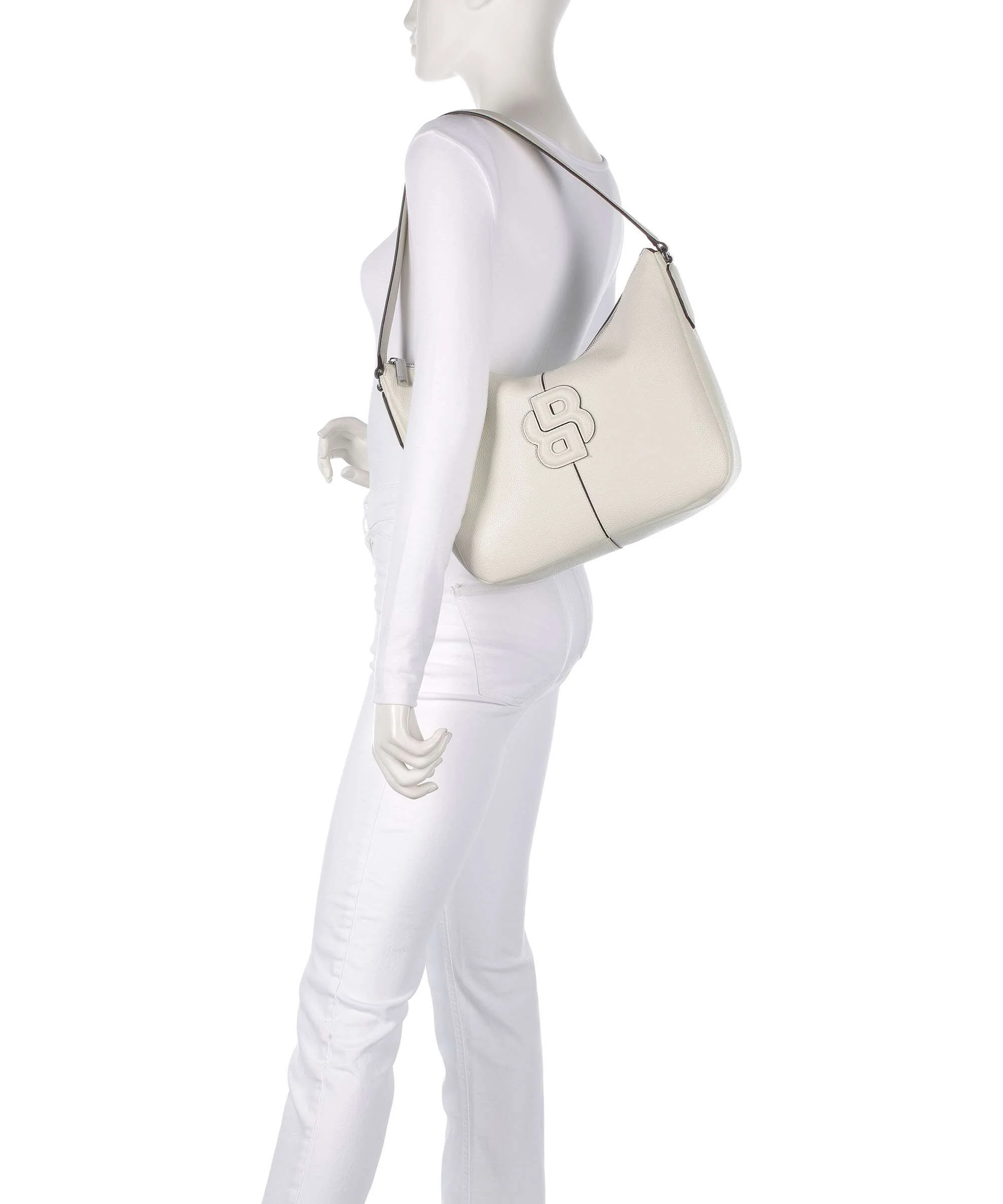 BOSS Anett Hobo bag open white - Image 3