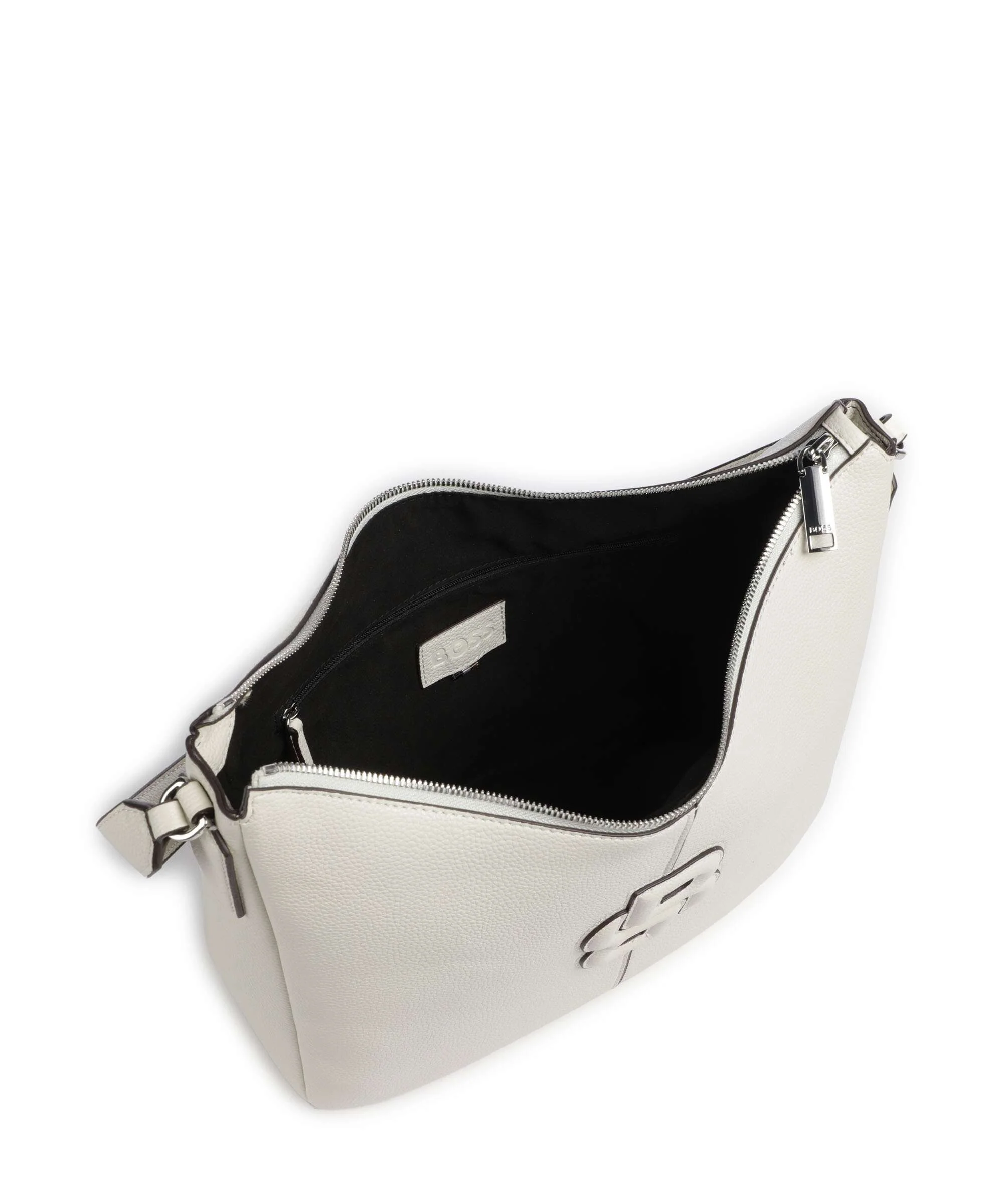 BOSS Anett Hobo bag open white - Image 6