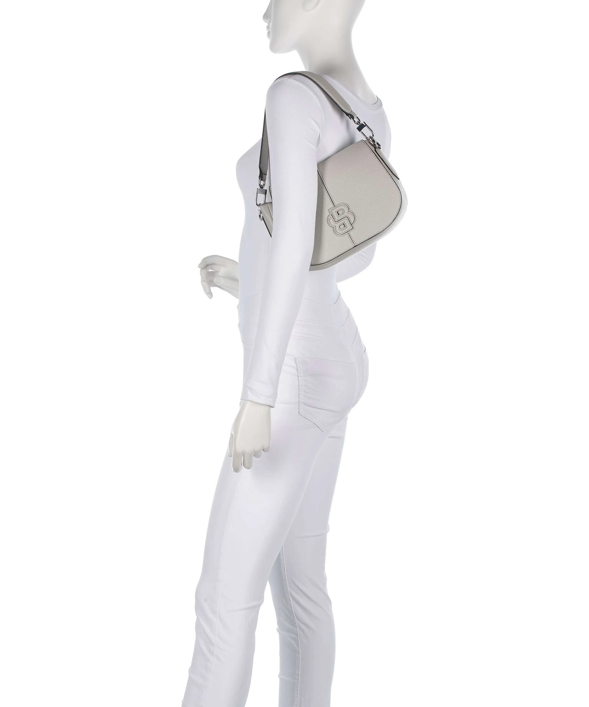 BOSS Anett Shoulder bag light grey - Image 3