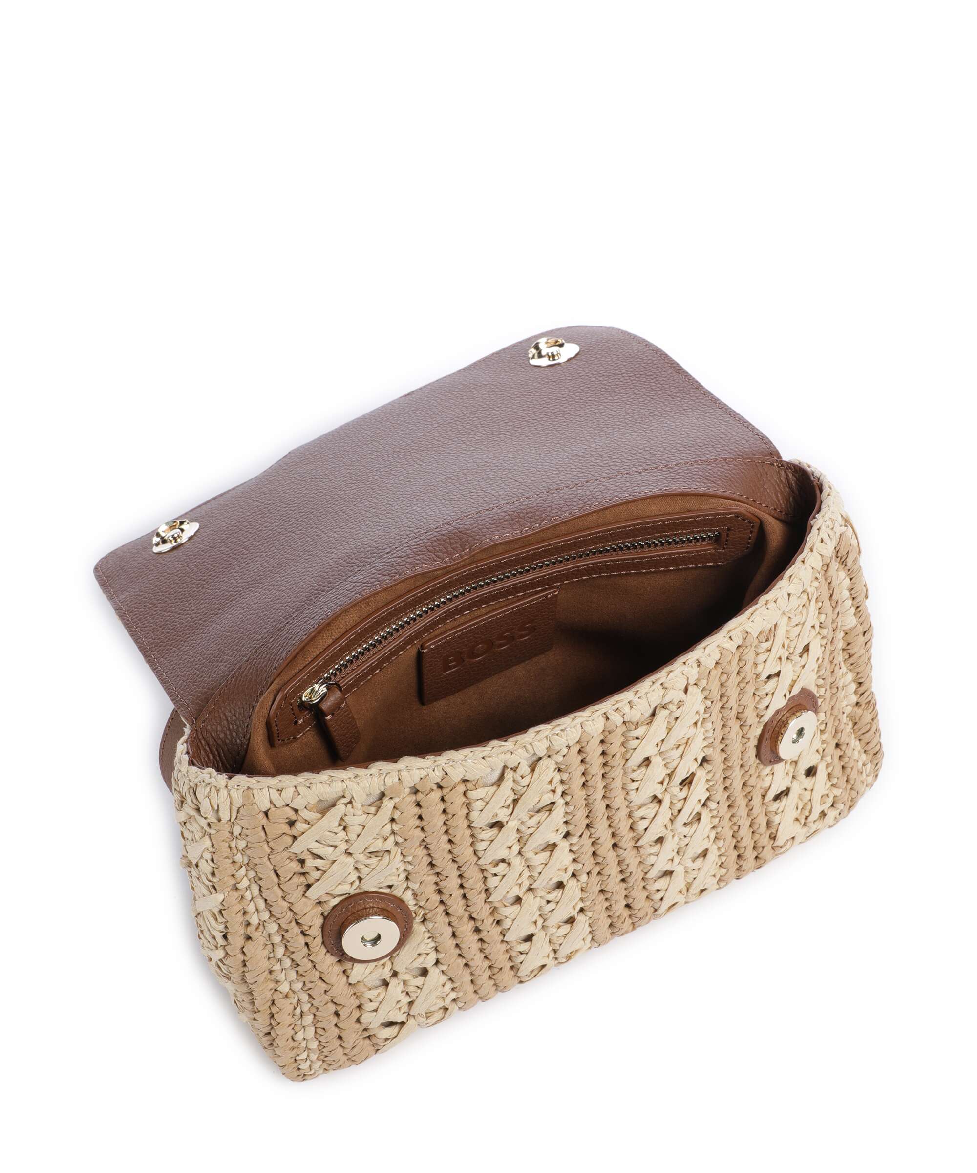 BOSS Beyond Crossbody bag open white - Image 5