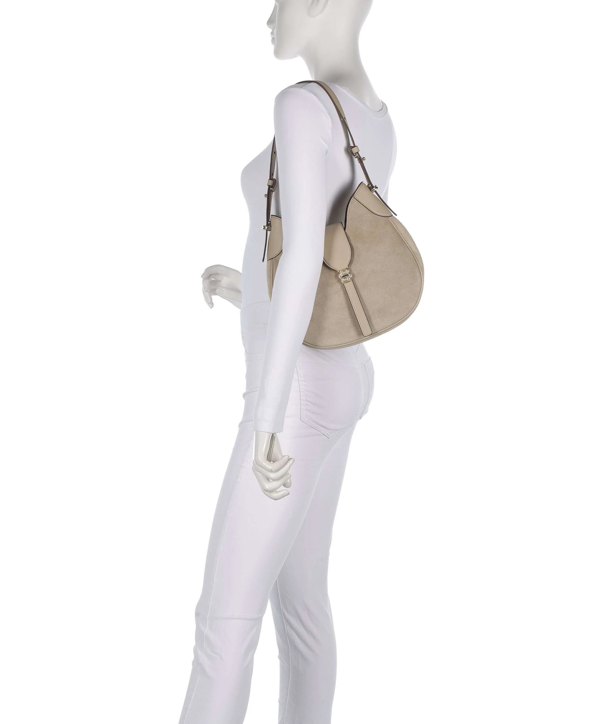 BOSS Beyond Hobo bag light beige - Image 3