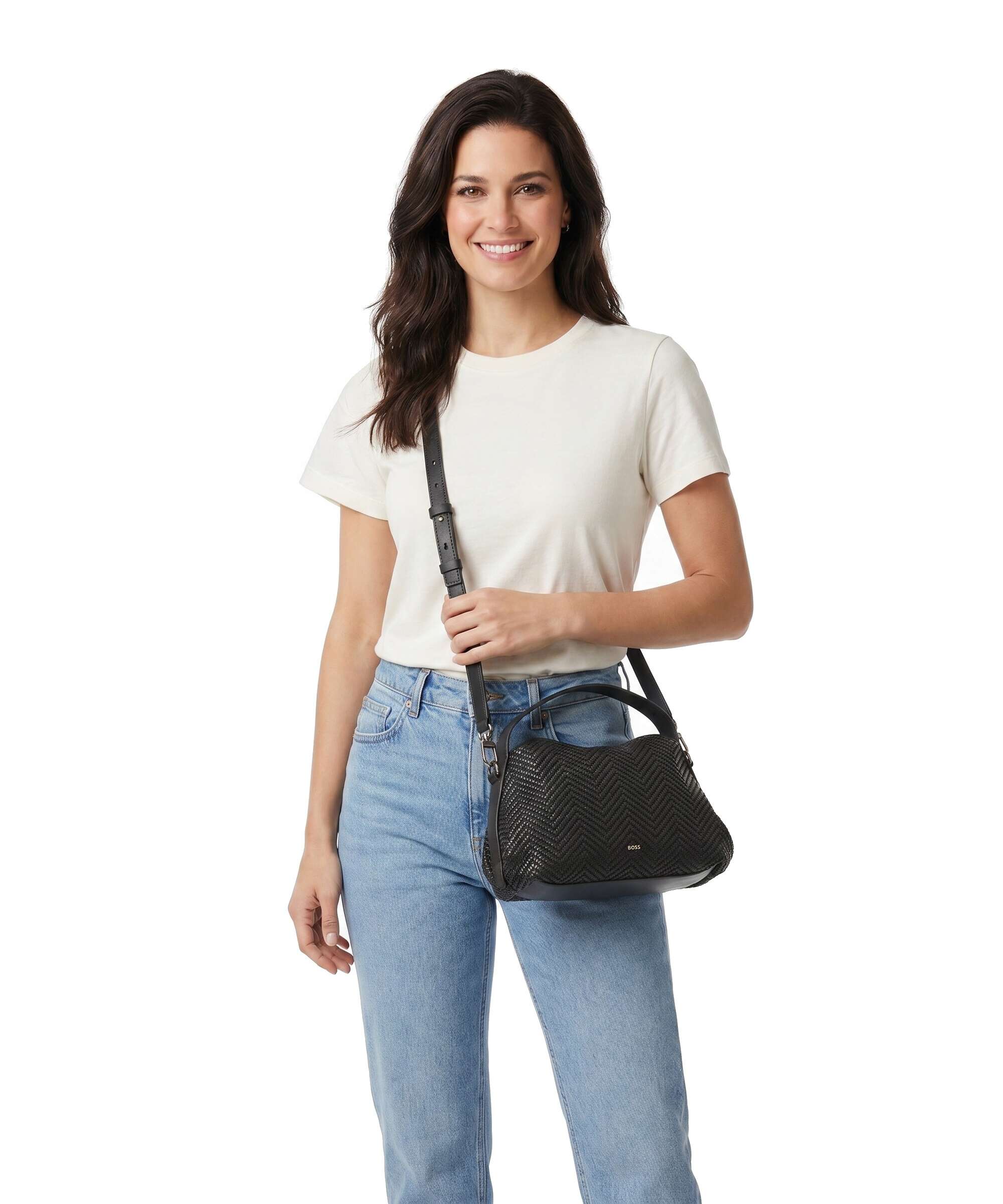 BOSS Caylie Crossbody bag dark brown - Image 3