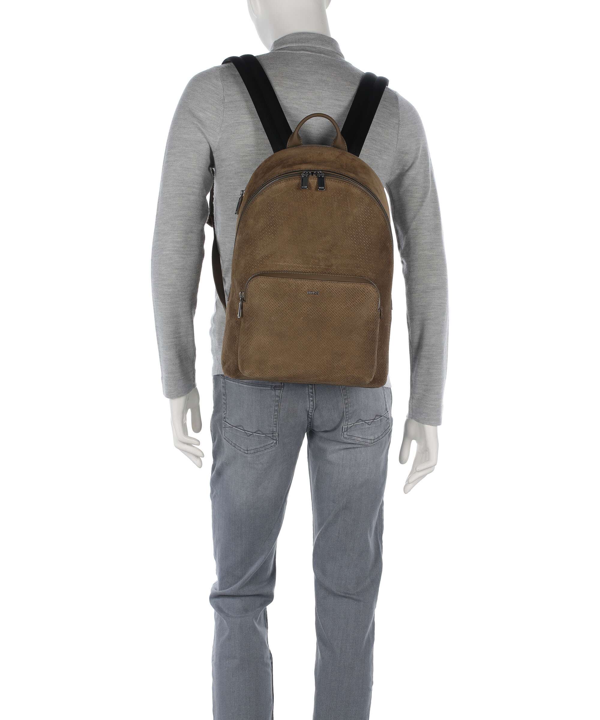 BOSS Crosstown Backpack dark beige - Image 3