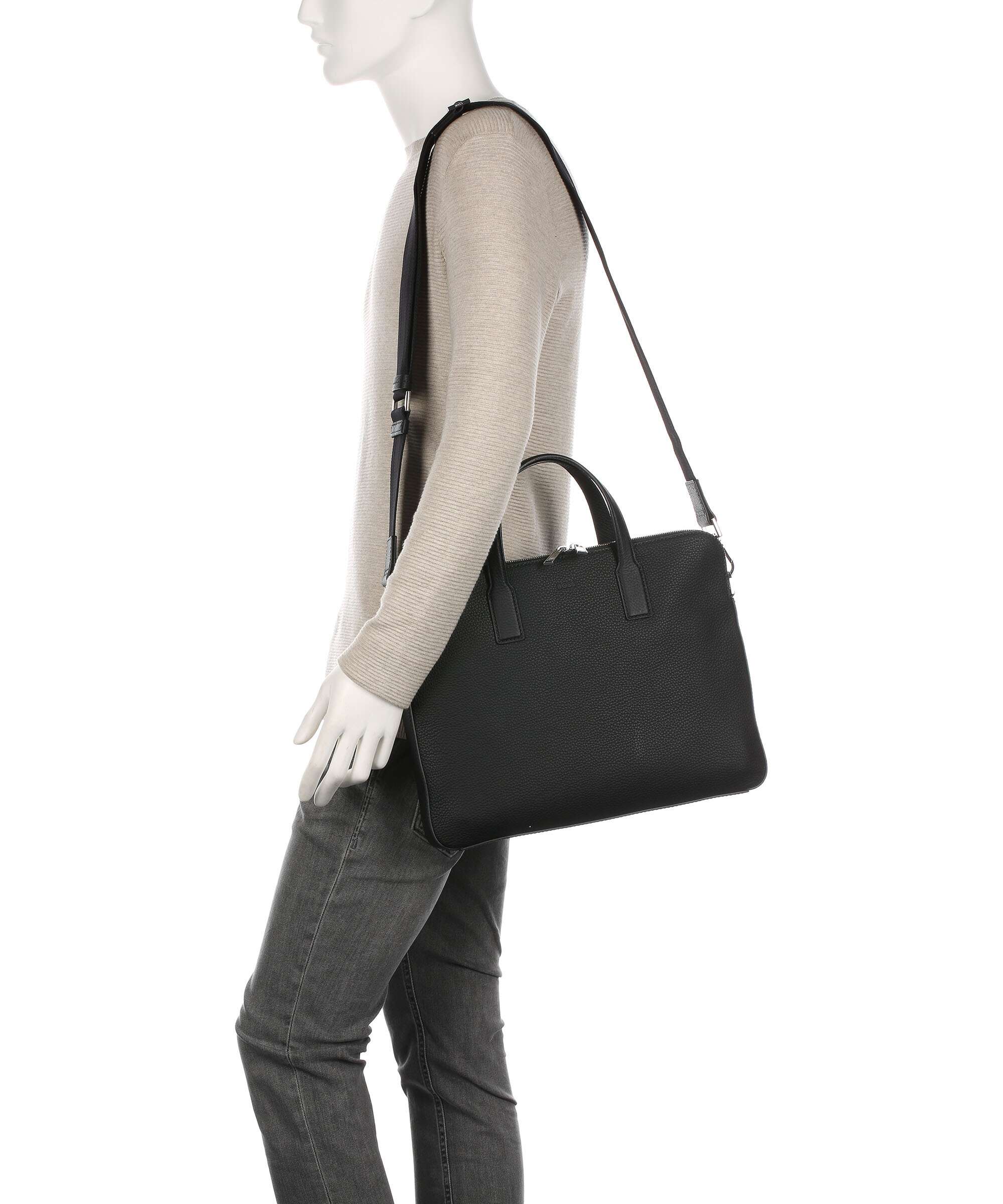 BOSS Crosstown Briefcase black - Image 3