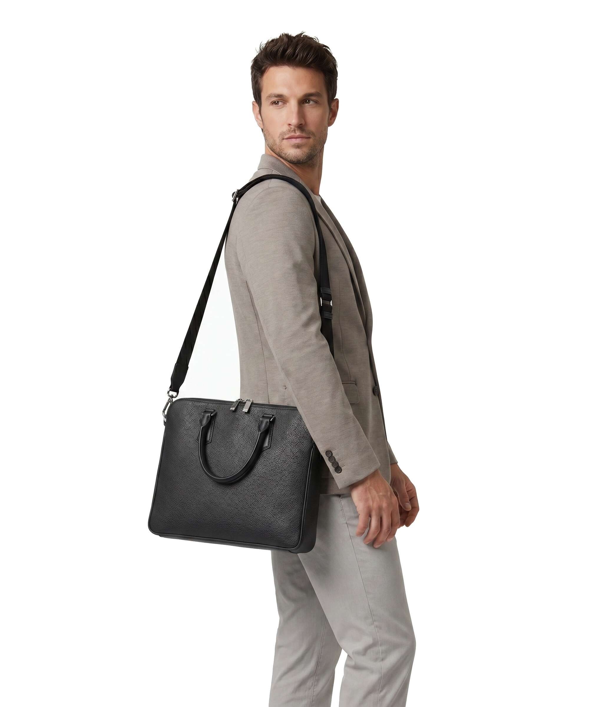 BOSS Crosstown Briefcase black - Image 3