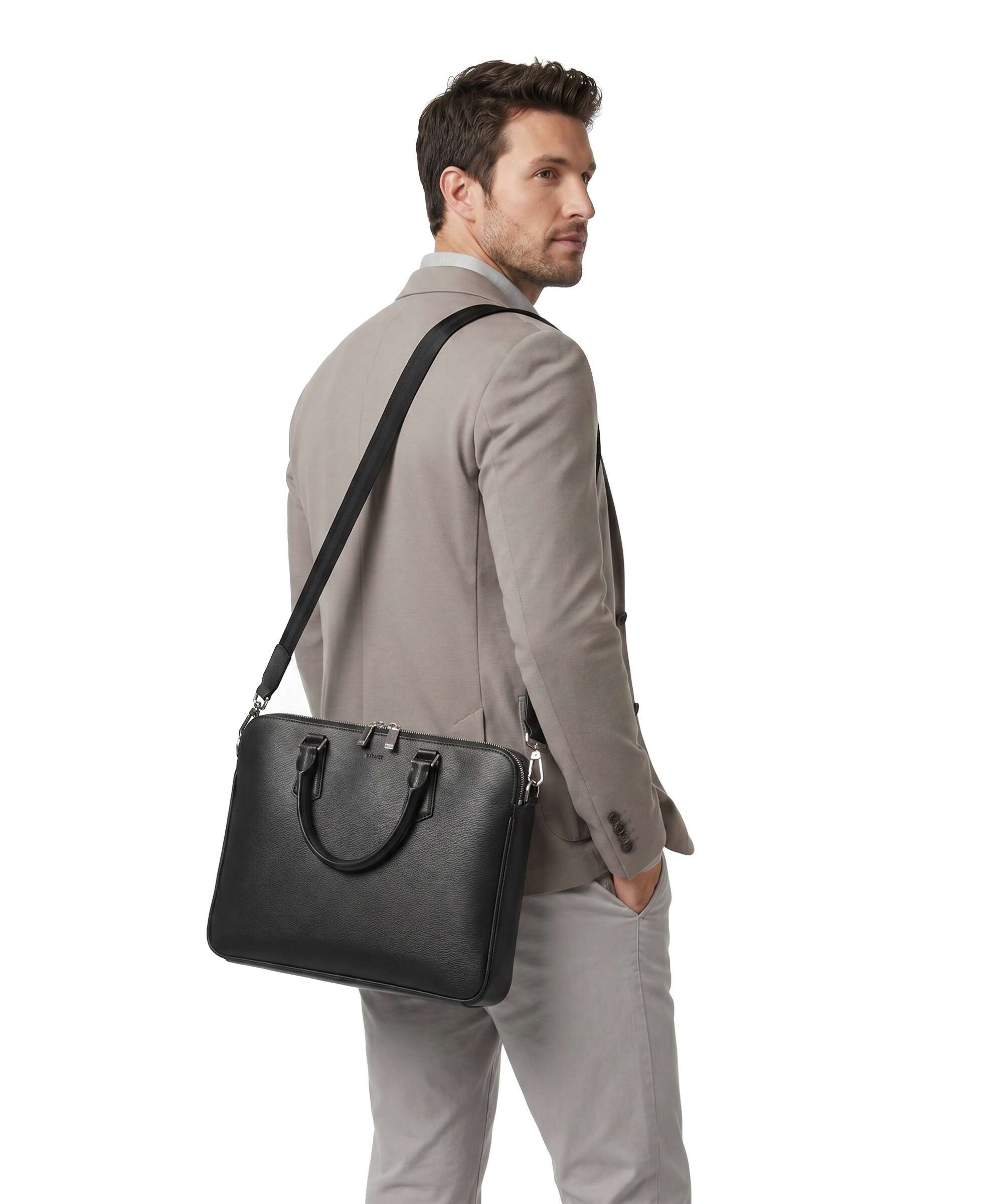 BOSS Crosstown Briefcase black - Image 3