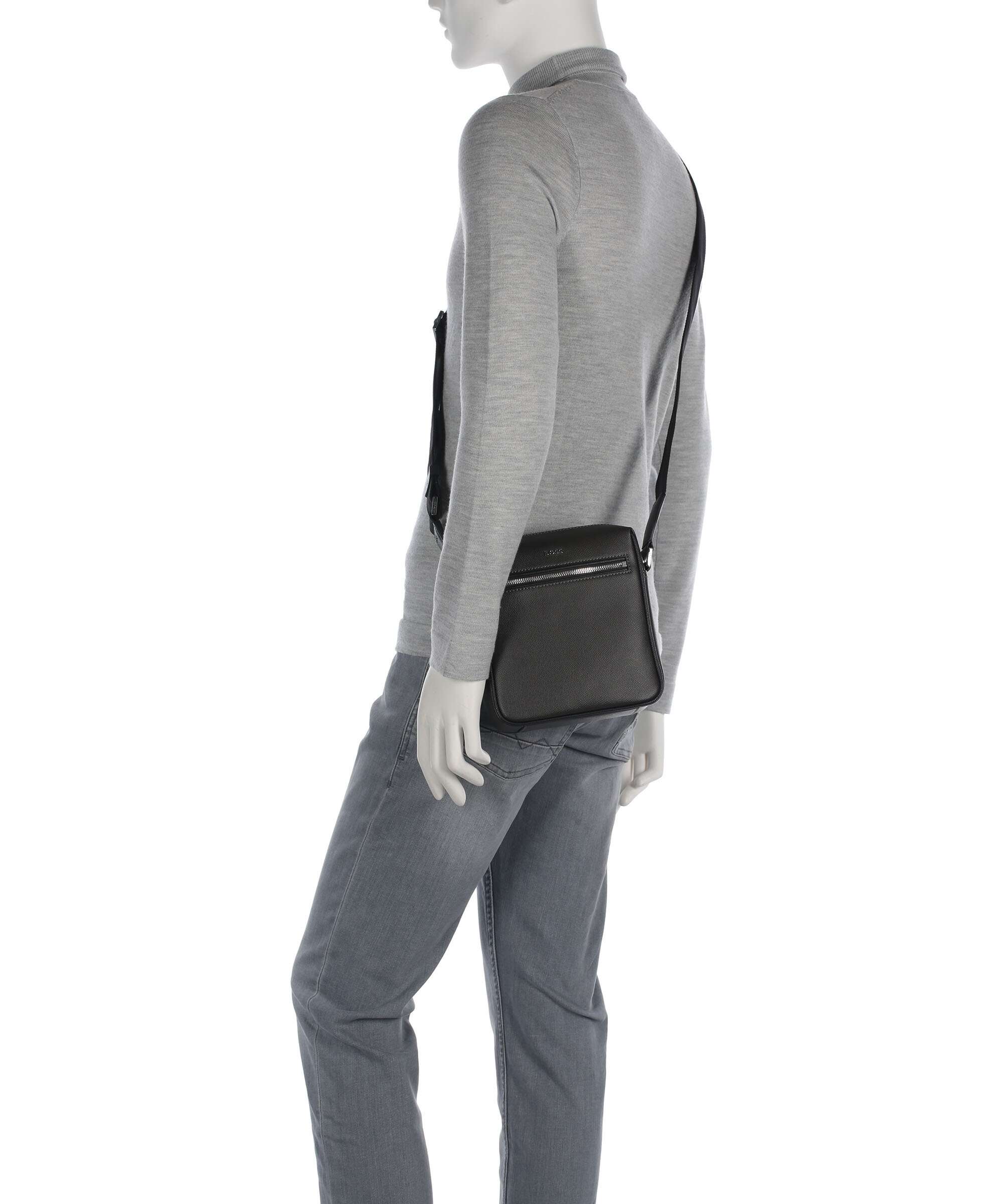 BOSS Daxter Crossbody bag dark brown - Image 3