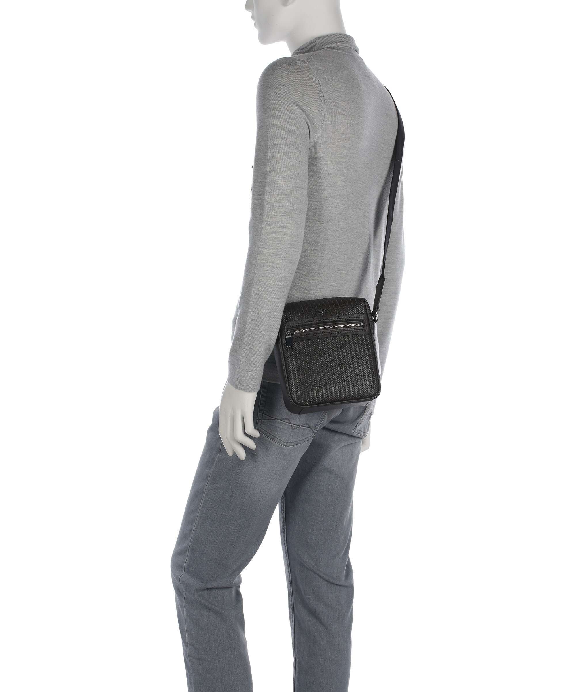 BOSS Daxter Crossbody bag dark brown - Image 3