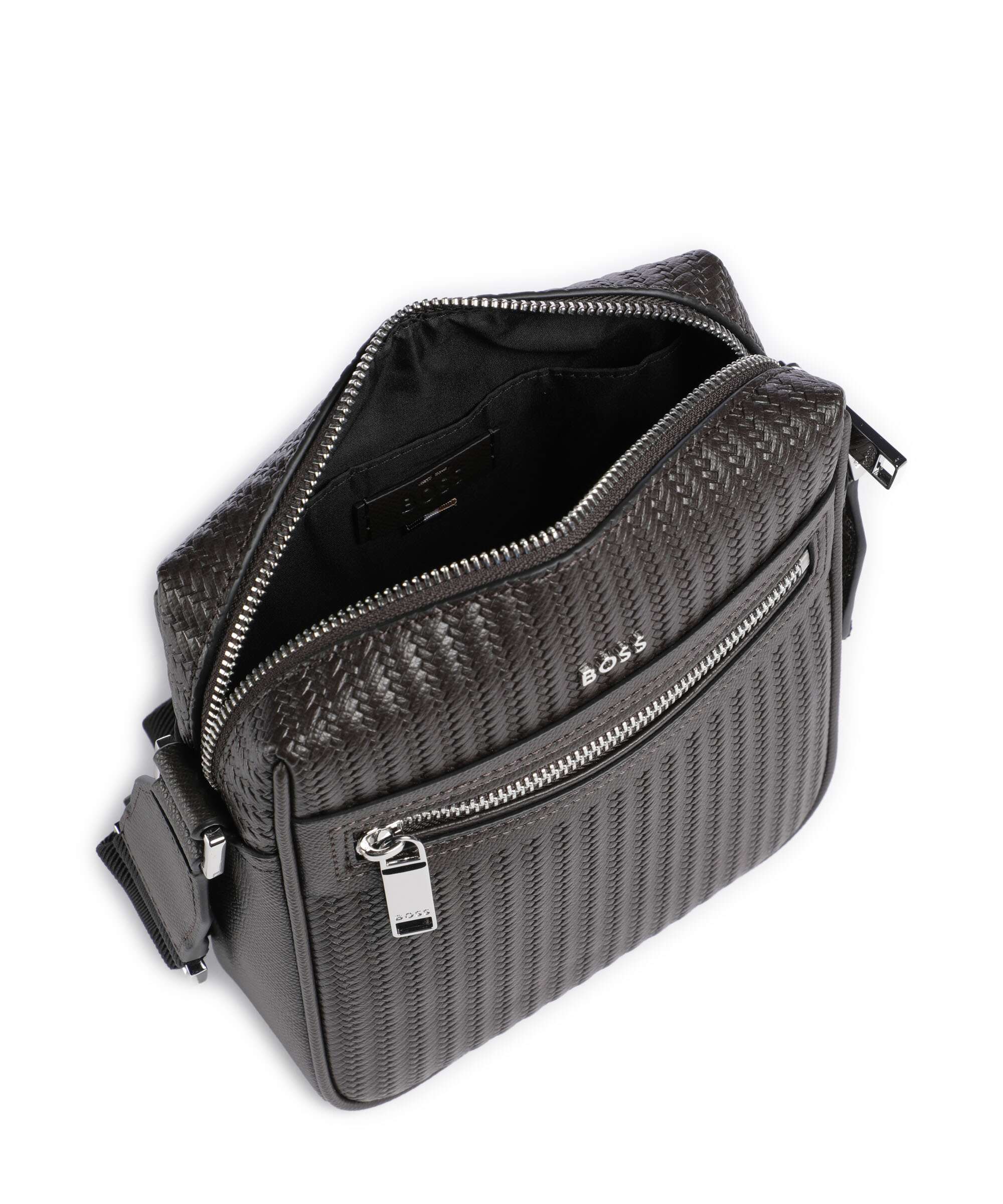 BOSS Daxter Crossbody bag dark brown - Image 5