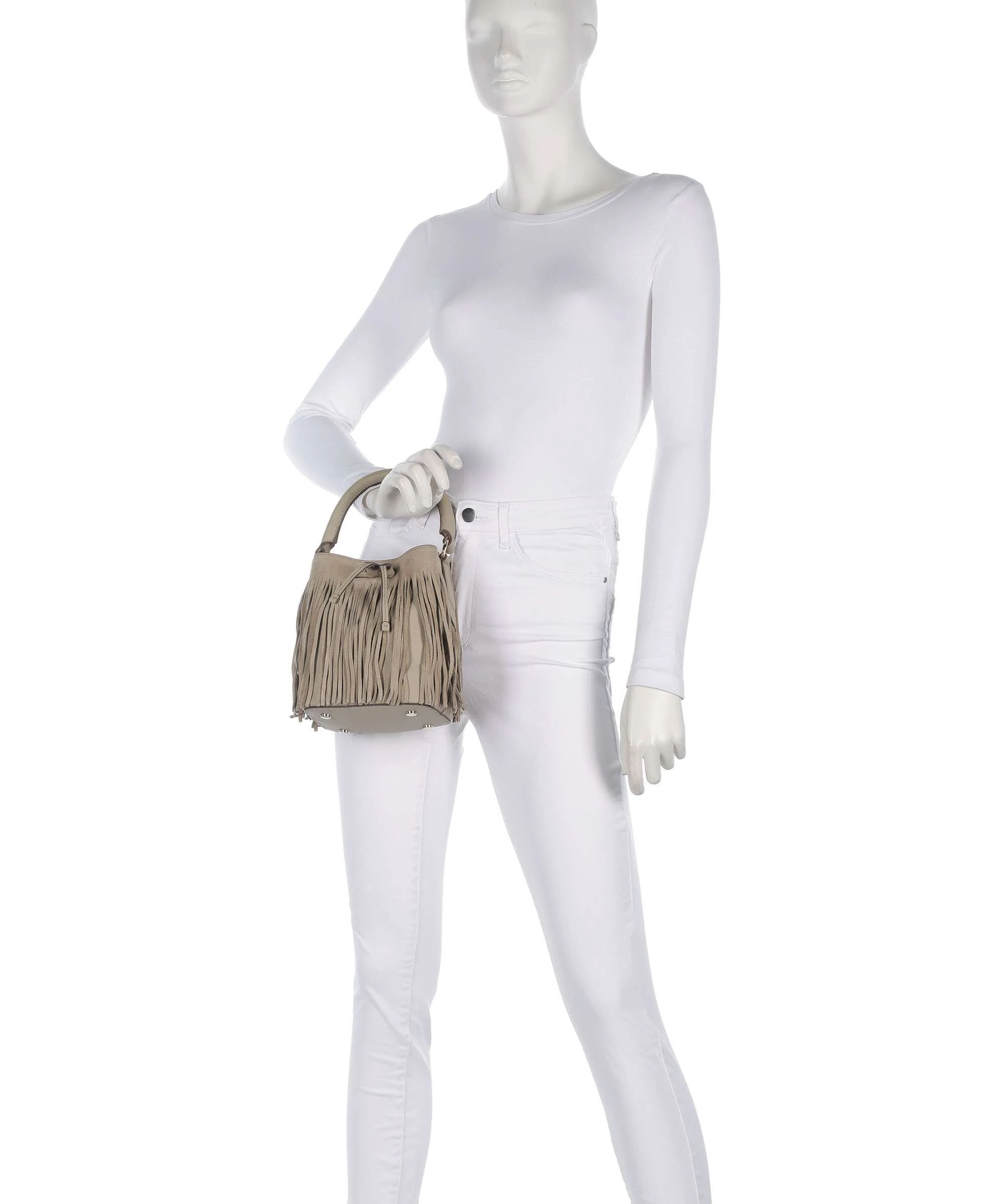 BOSS Lenah Bucket bag light beige - Image 4