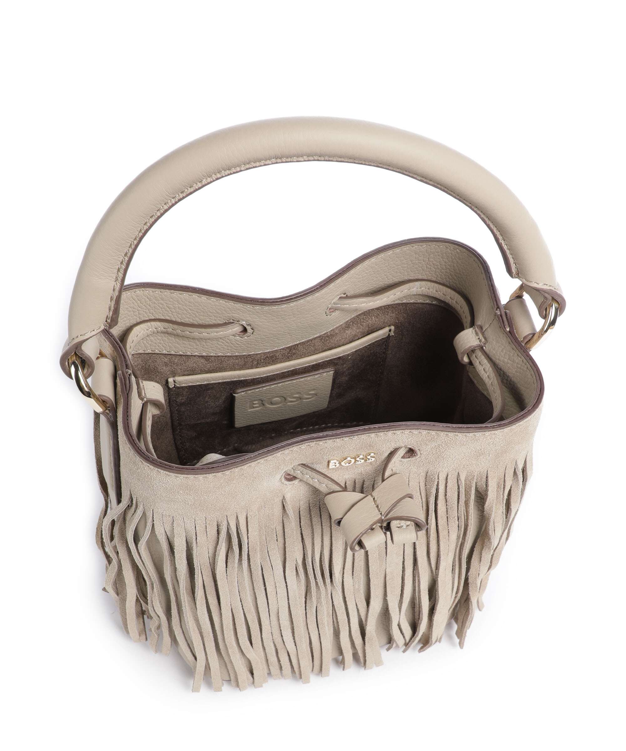 BOSS Lenah Bucket bag light beige - Image 7