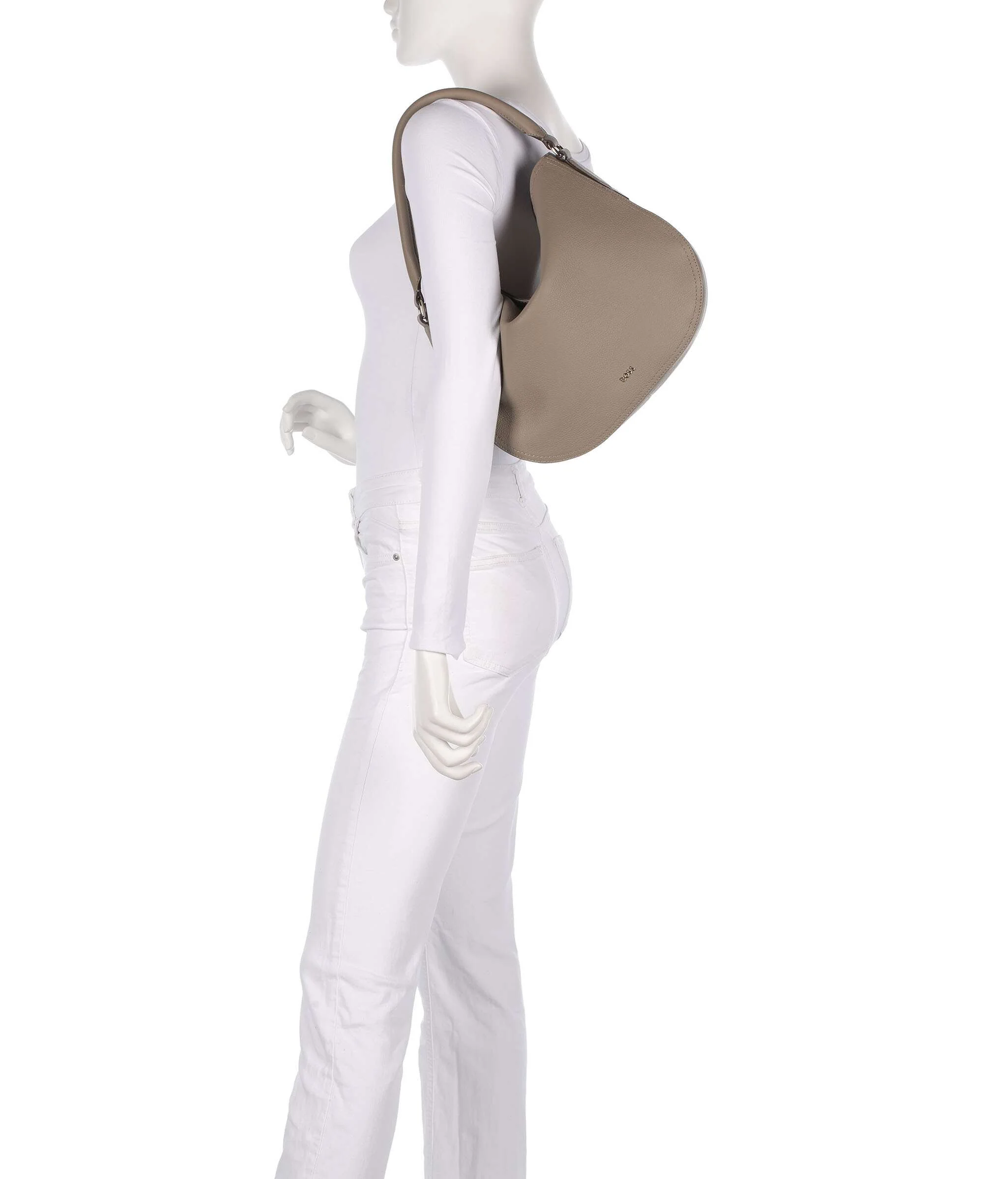 BOSS Lenah Hobo bag taupe - Image 3