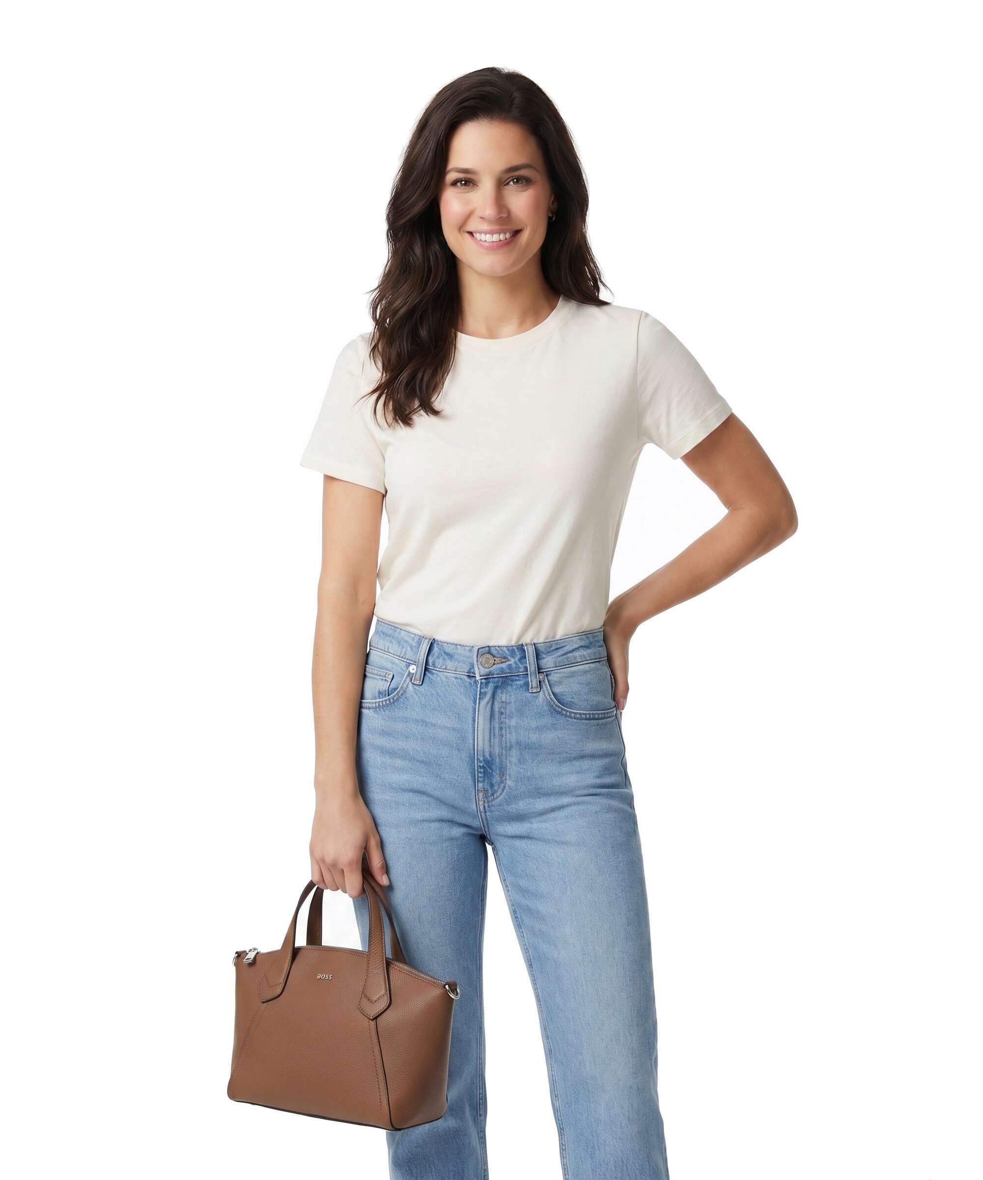 BOSS Lenah S Handbag medium brown - Image 3