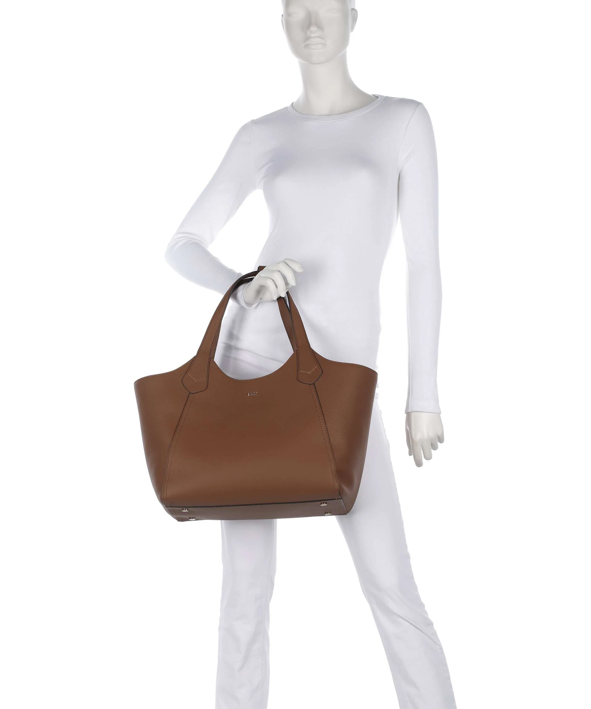 BOSS Lenah Tote bag medium brown - Image 3