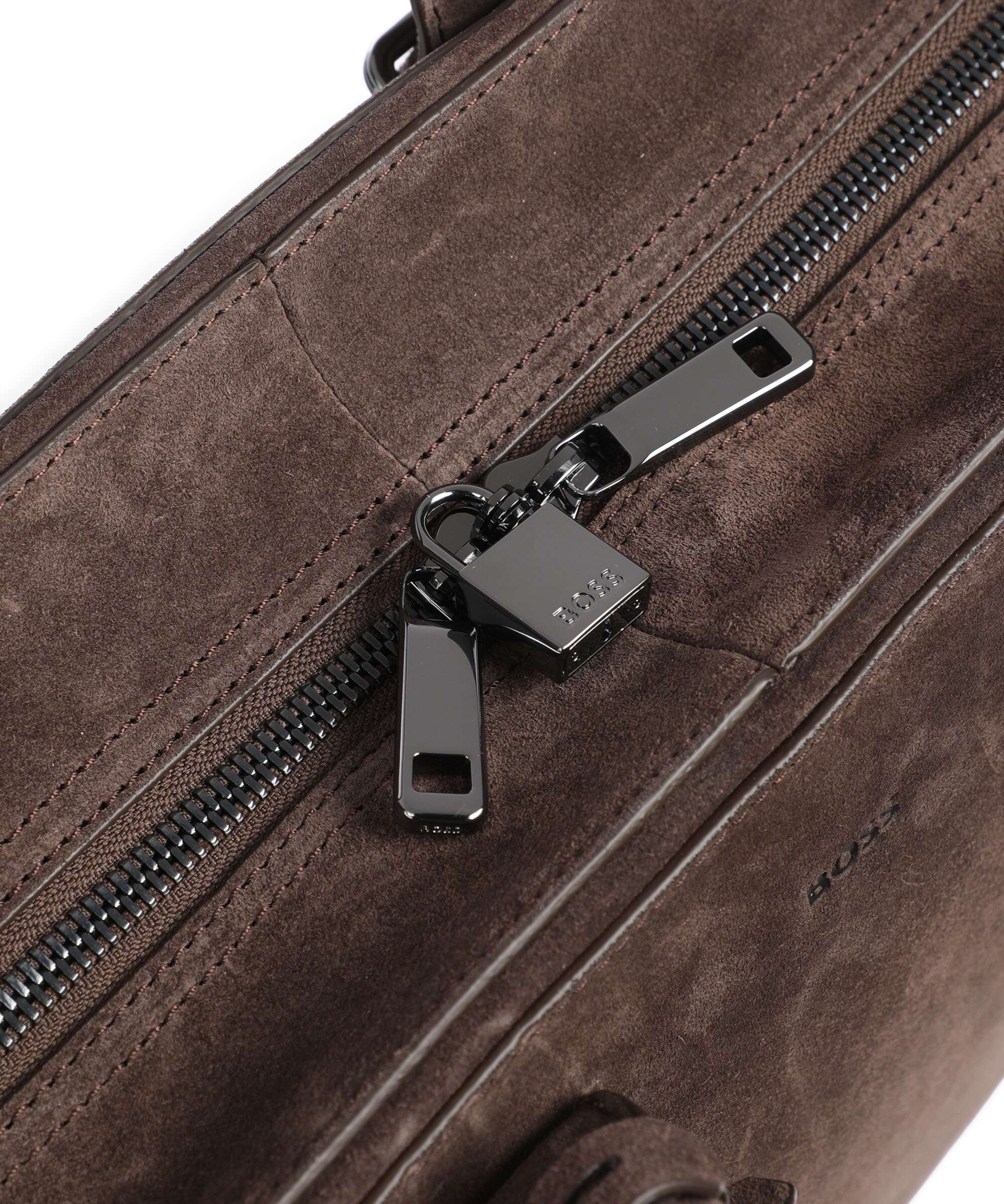 BOSS Madison Weekend bag dark brown - Image 5