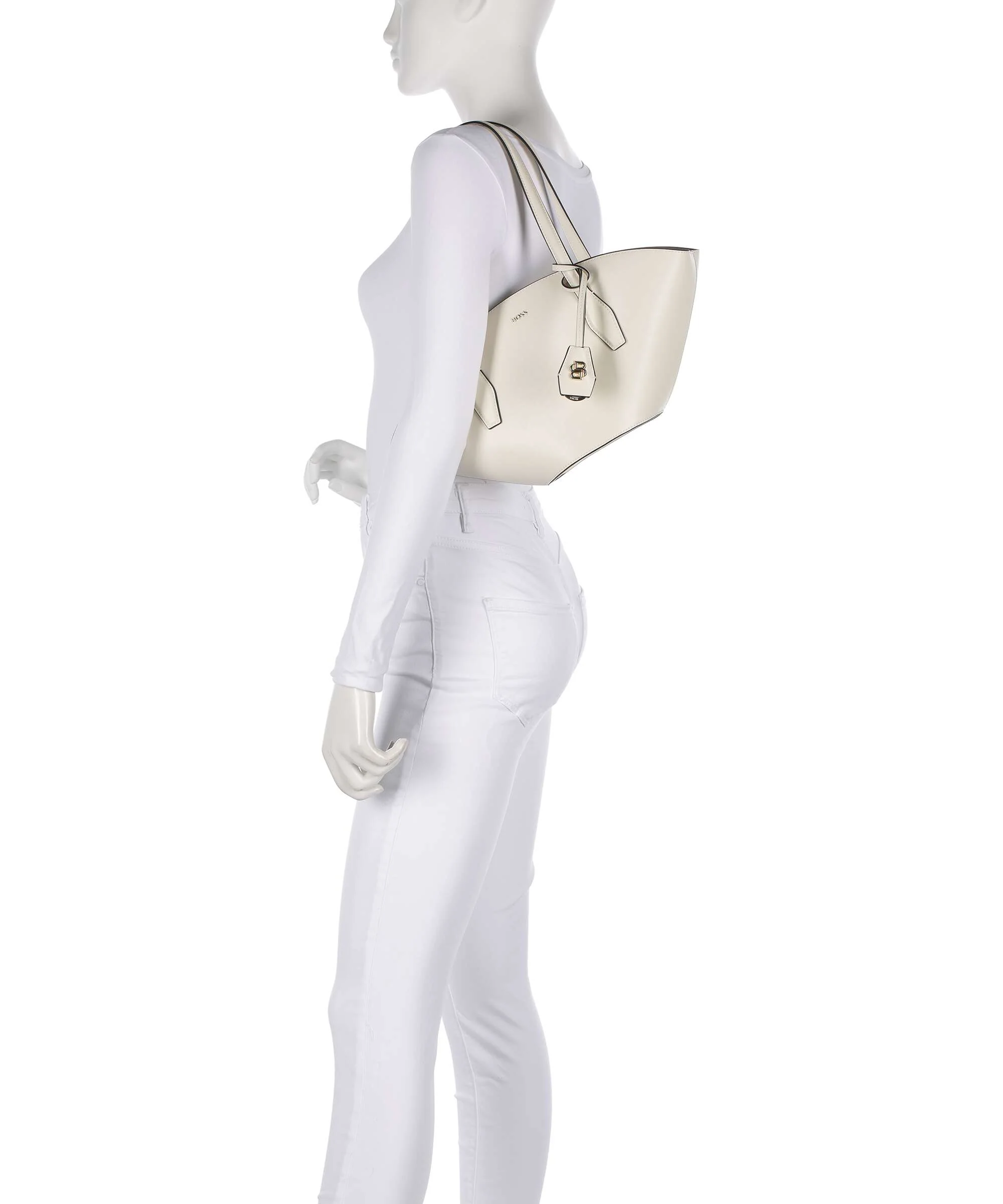 BOSS Numah Shoulder bag open white - Image 3