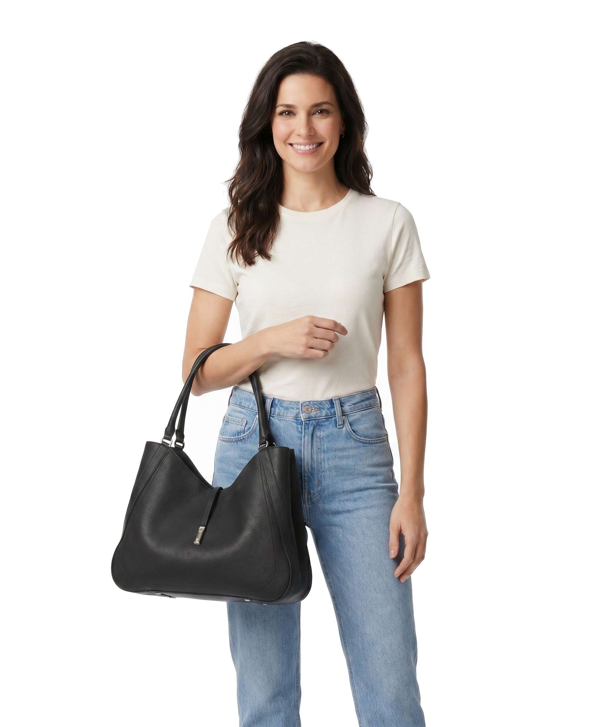 BOSS Reah Hobo bag black - Image 3