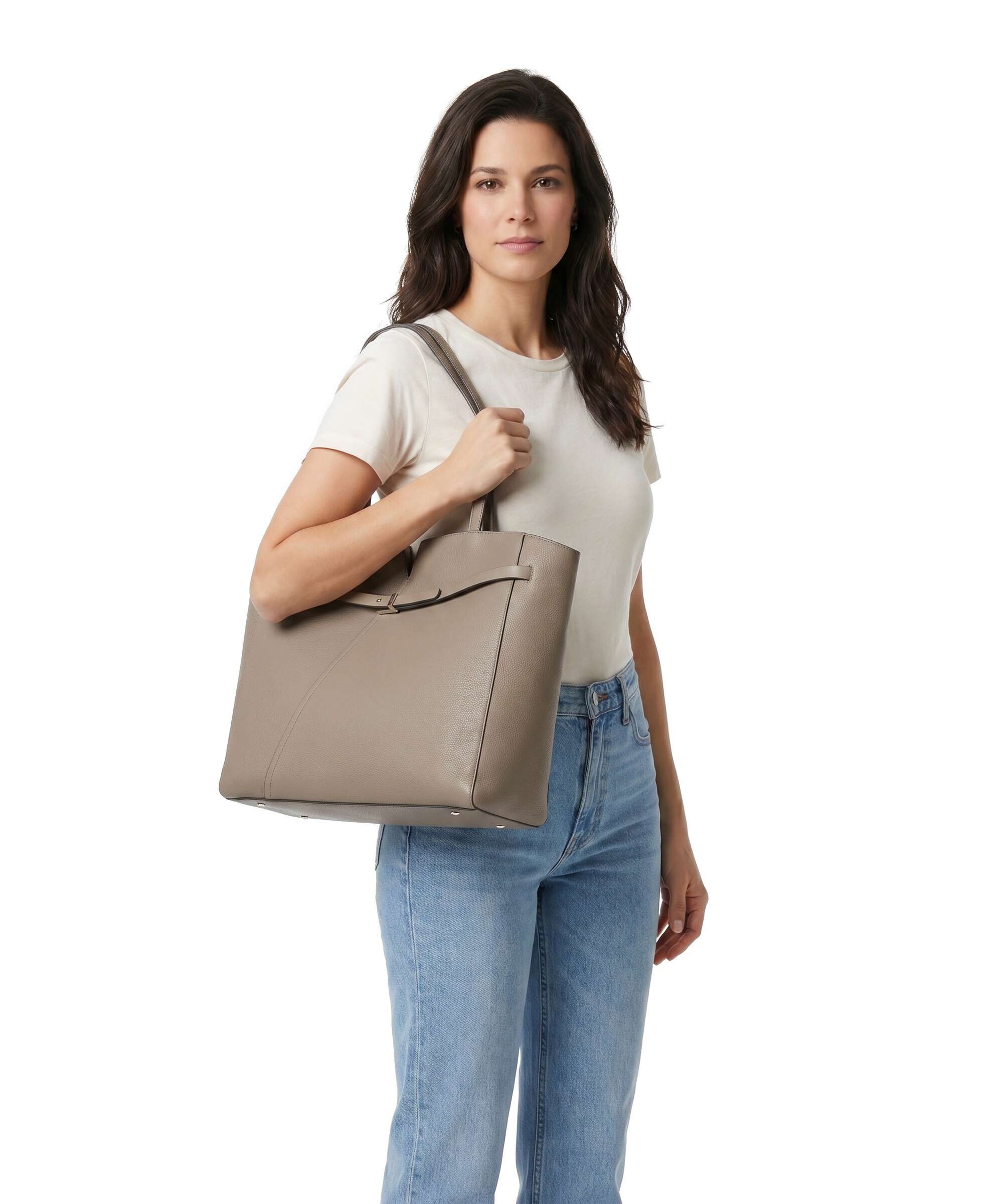 BOSS Revers Tote bag dark beige - Image 3
