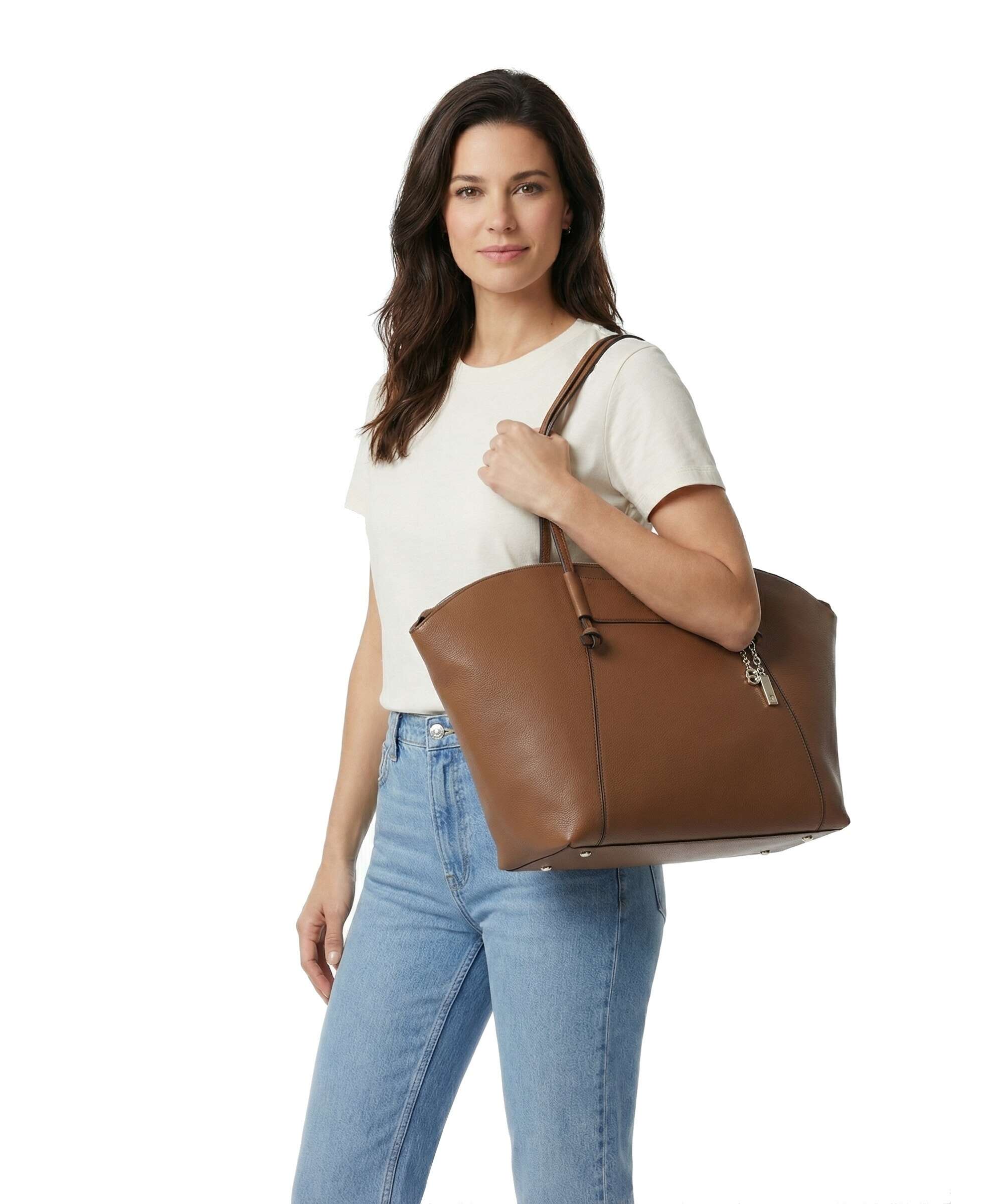 BOSS Salley Tote bag medium brown - Image 3