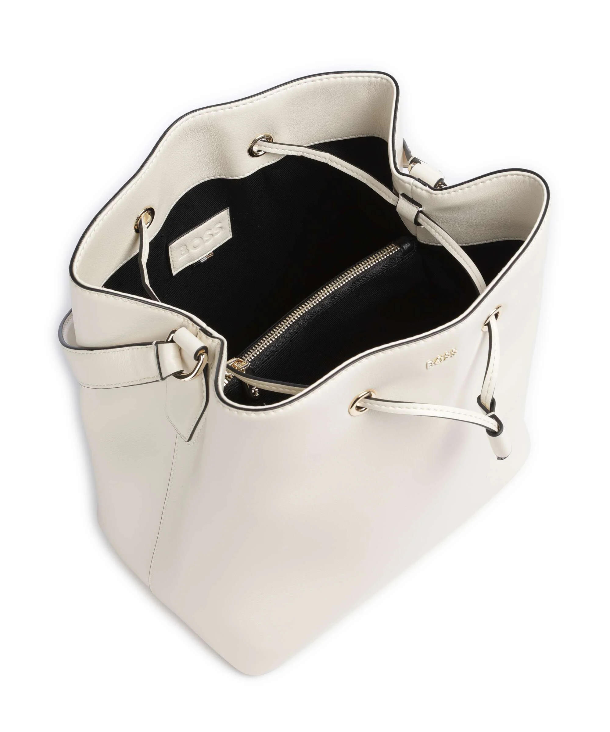 BOSS Sandy Bucket bag open white - Image 5